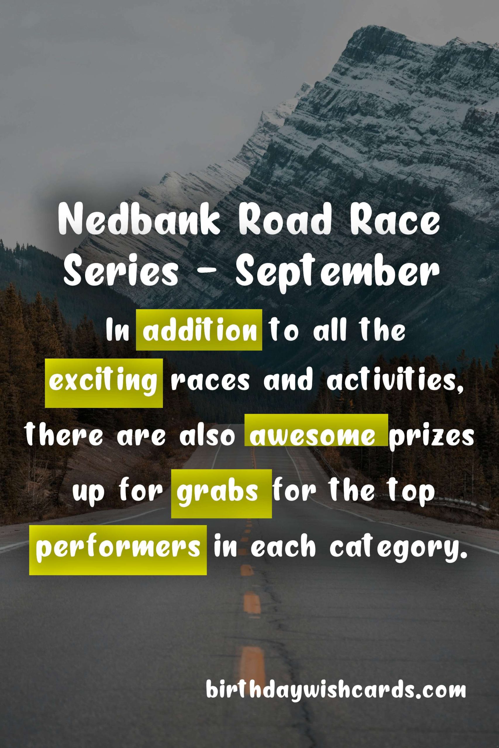Nedbank Road Race Series - September 21