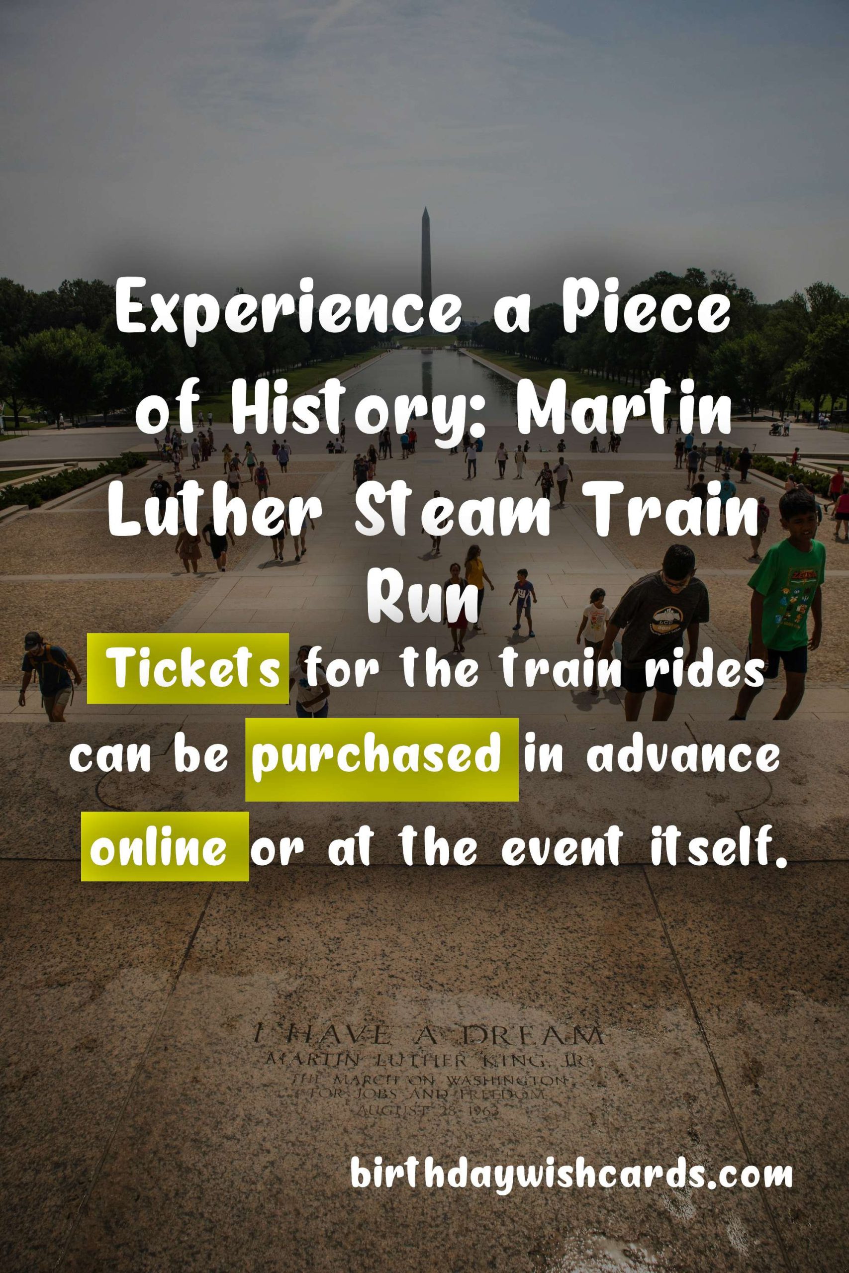 Experience a Piece of History: Martin Luther Steam Train Run - October 5-6