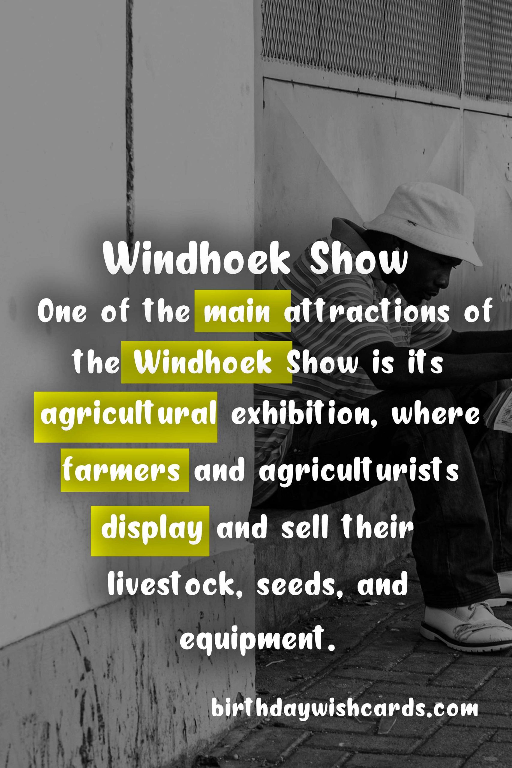 Experience the Thrills of the Windhoek Show - September 27 to October 5
