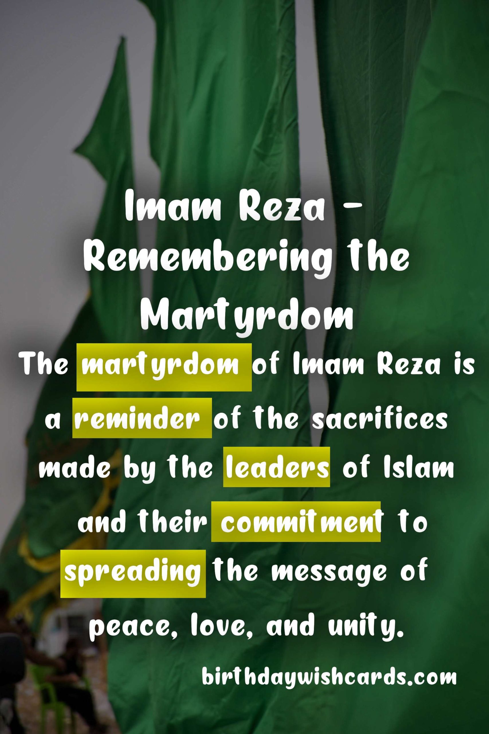 The Martyrdom of Imam Reza: Honoring the Sacrifice of a Beloved Leader