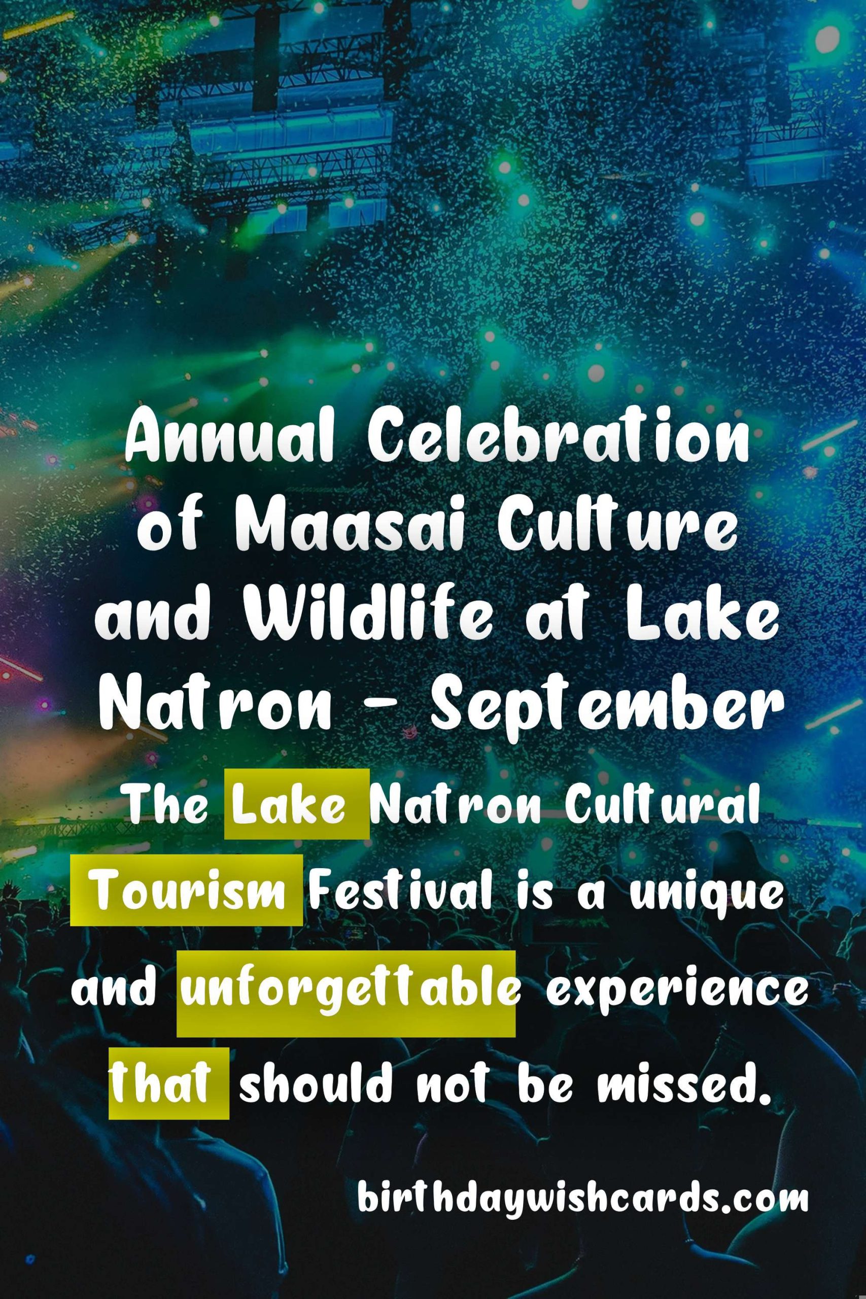 Discover the Beauty and Rich Culture of Lake Natron at the Annual Cultural Tourism Festival - September