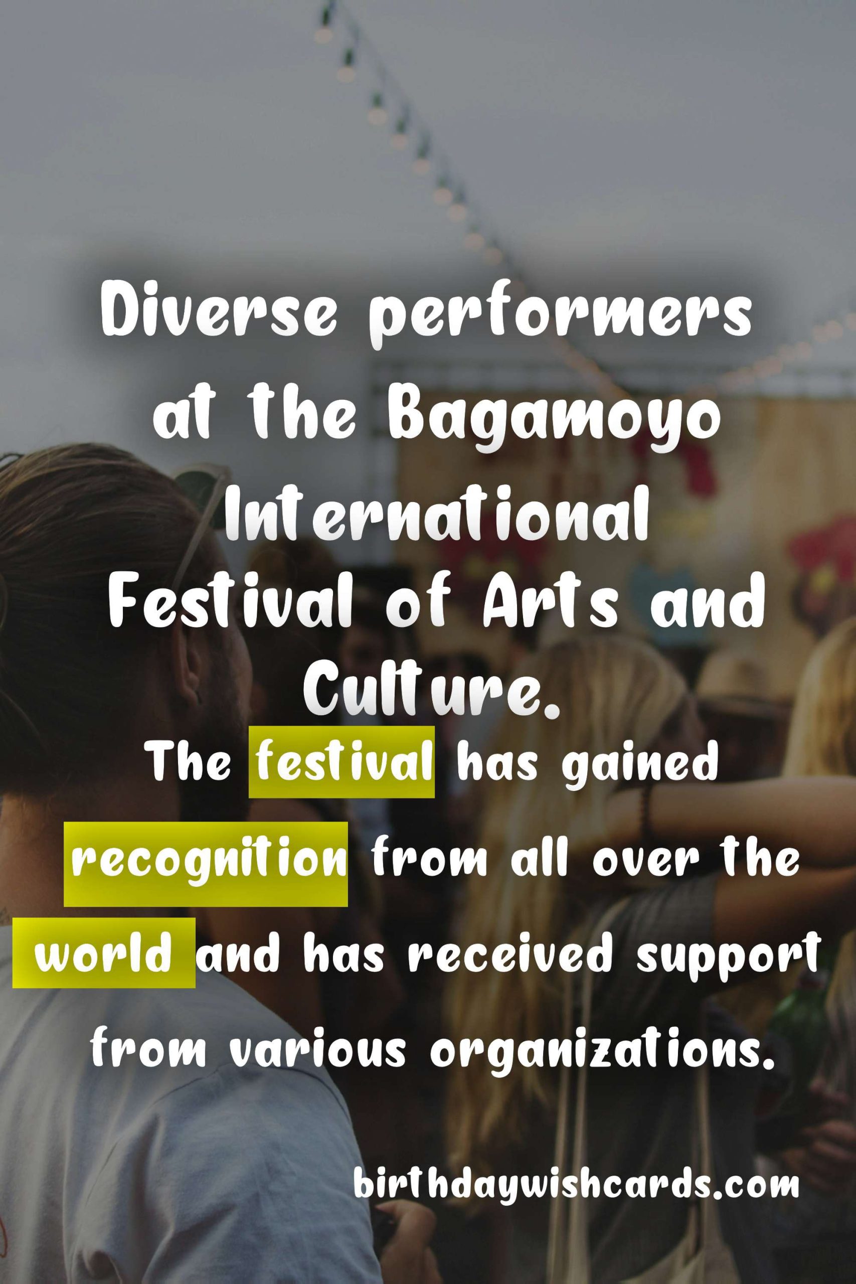 Bagamoyo International Festival of Arts and Culture - October