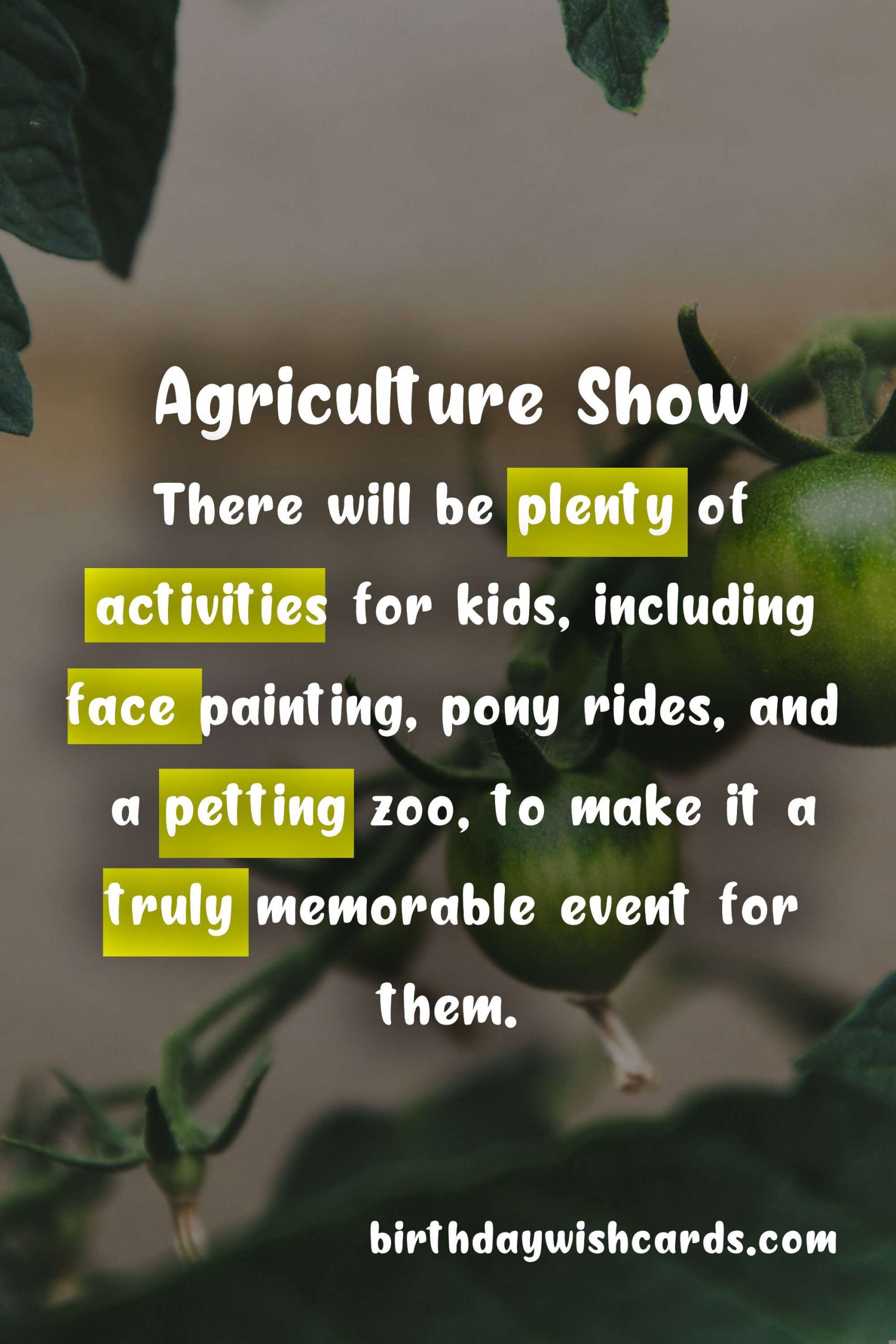 Experience the Best of Agriculture at the March 23rd Agriculture Show