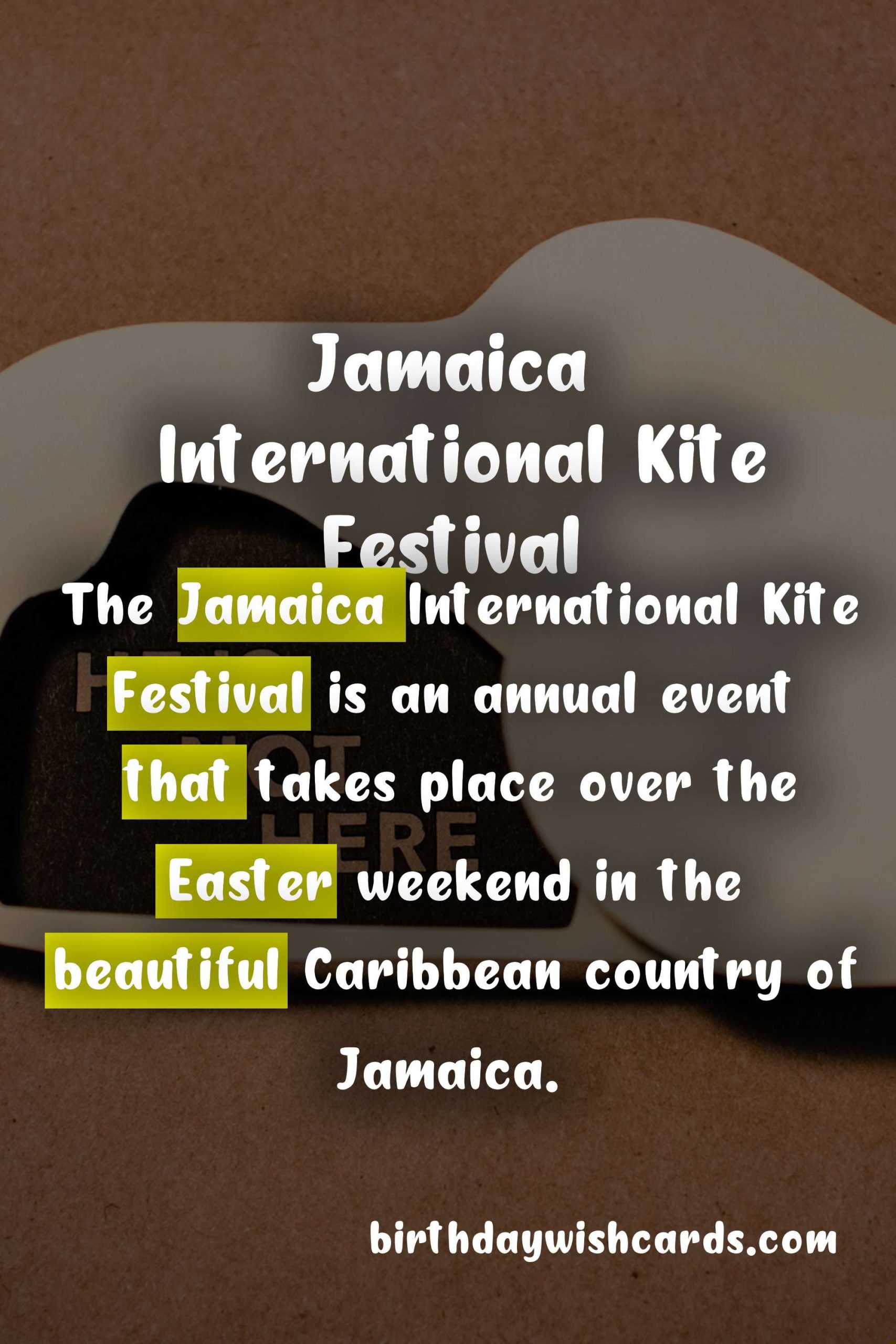 Jamaica International Kite Festival - Easter Weekend