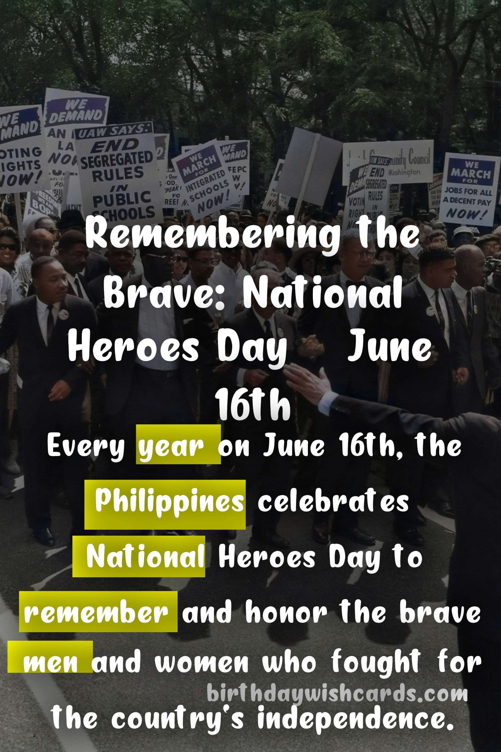 Remembering the Brave: National Heroes Day - June 16th
