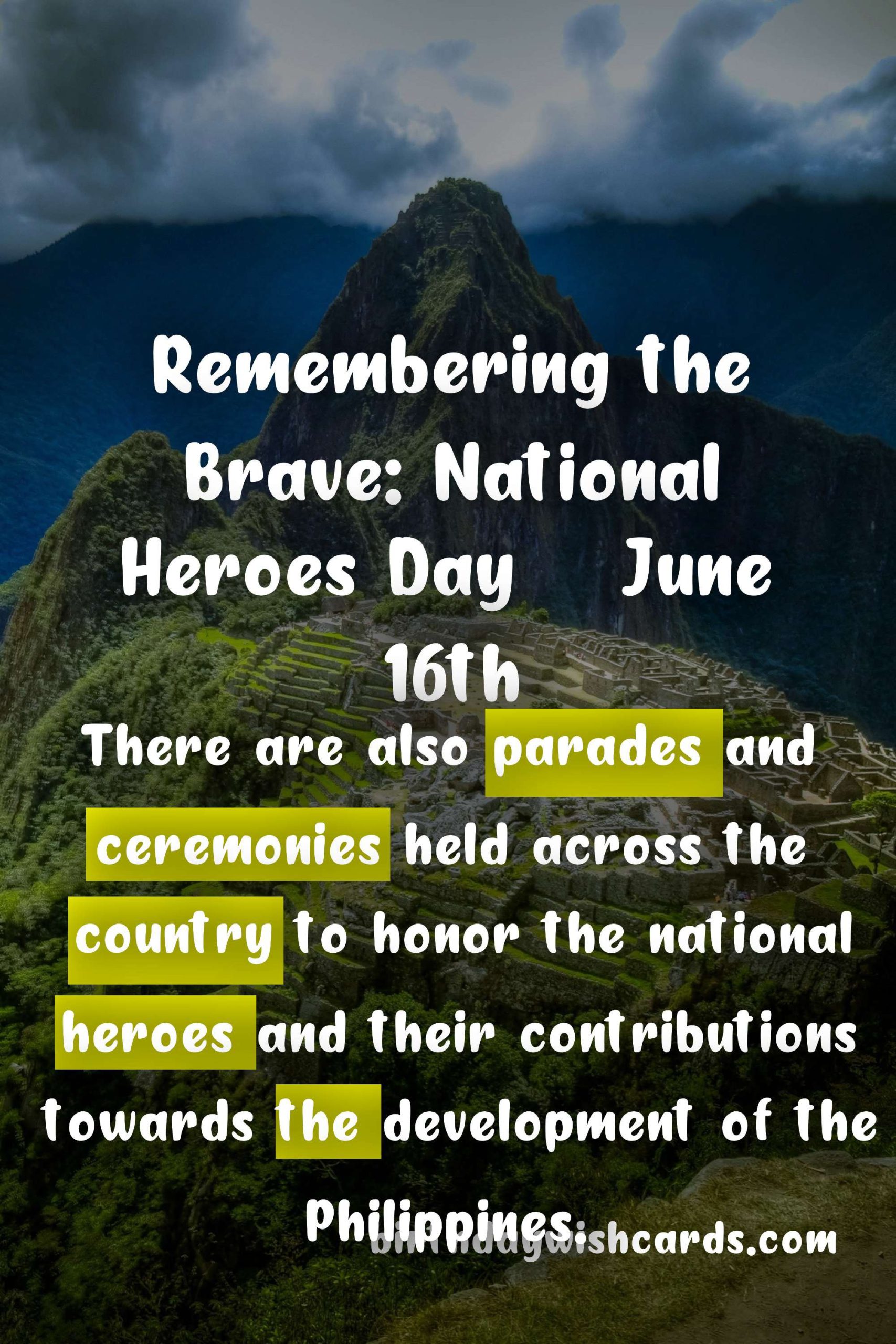 Remembering the Brave: National Heroes Day - June 16th