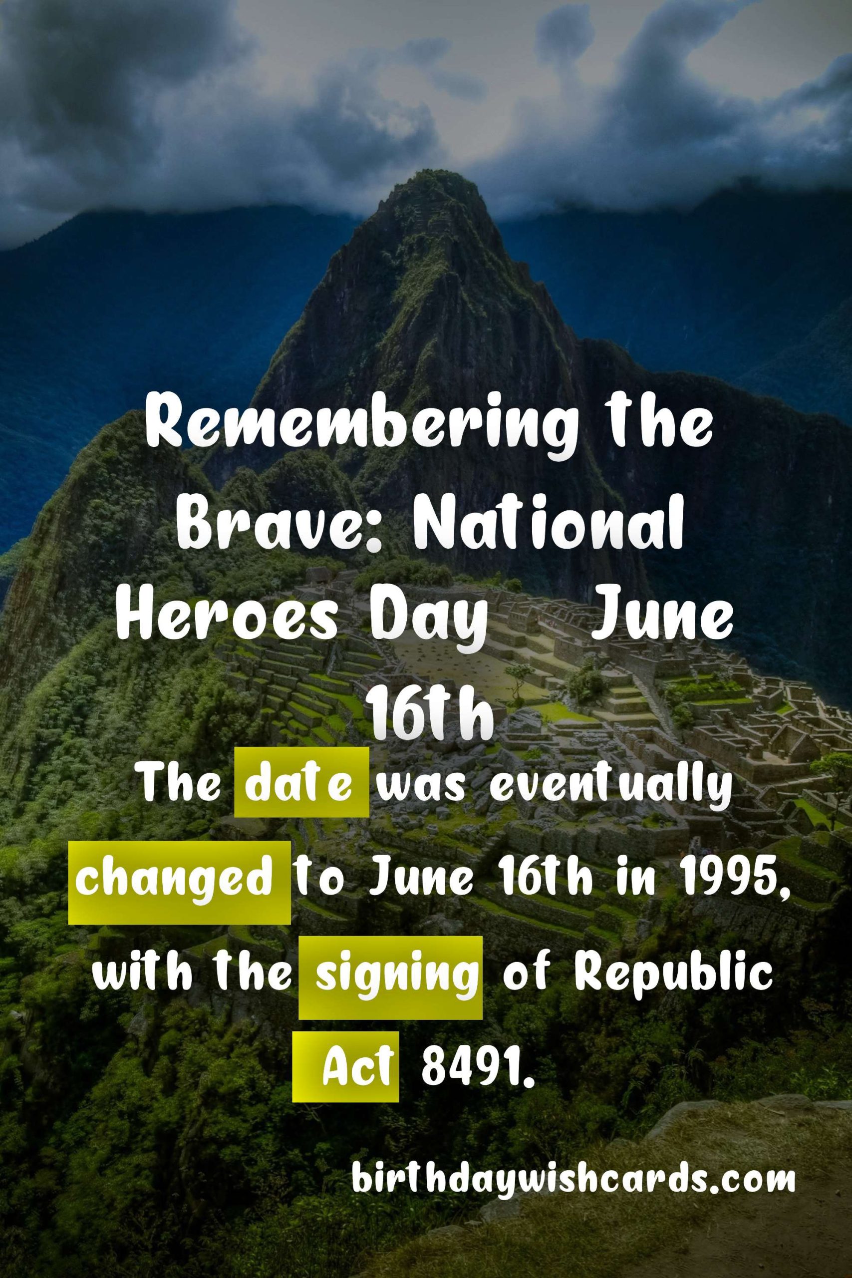 Remembering the Brave: National Heroes Day - June 16th
