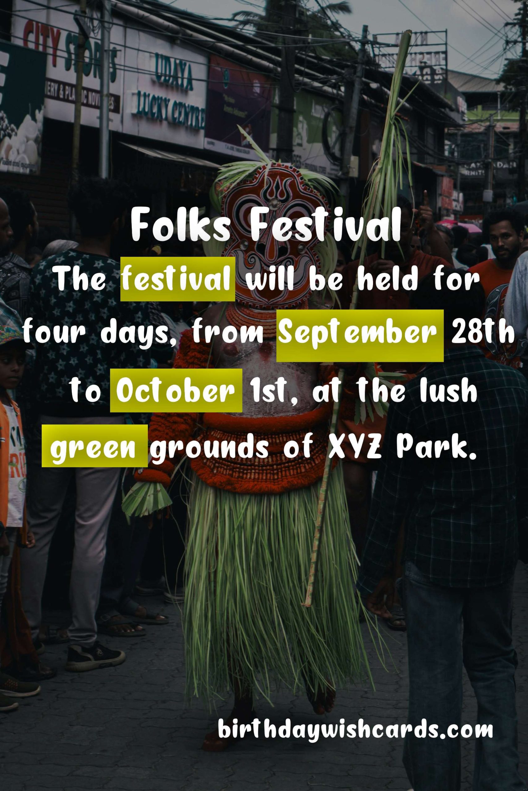 Experience the Ultimate Folks Festival - September 28th- October 1st