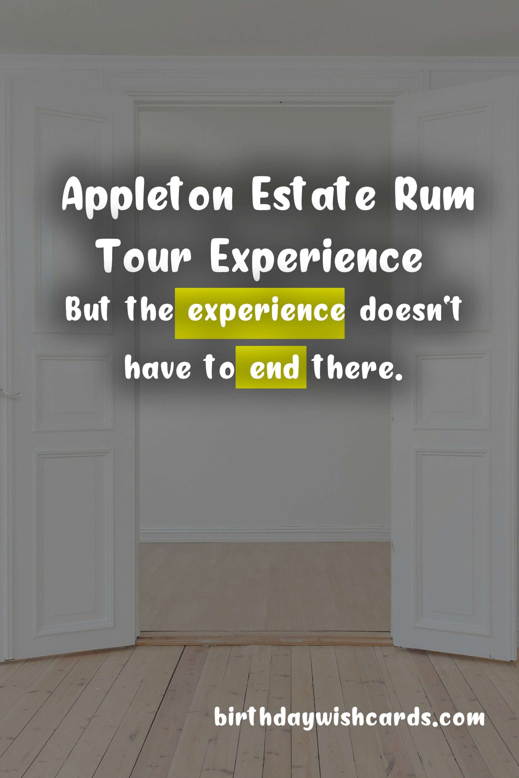 Experience the Rich History and Smooth Flavors of Appleton Estate Rum - October 19th-26th
