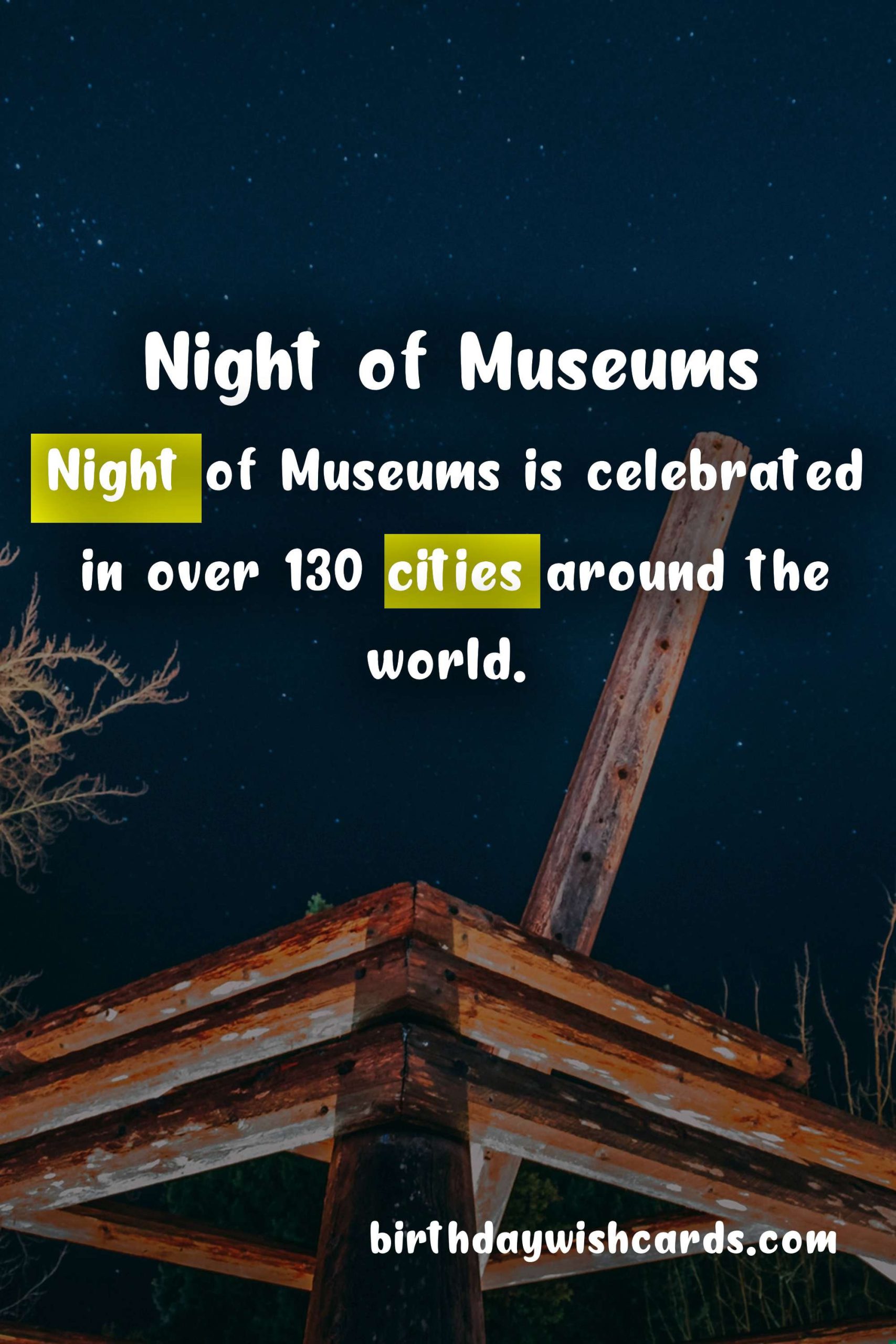 Celebrate the Night of Museums on May 18
