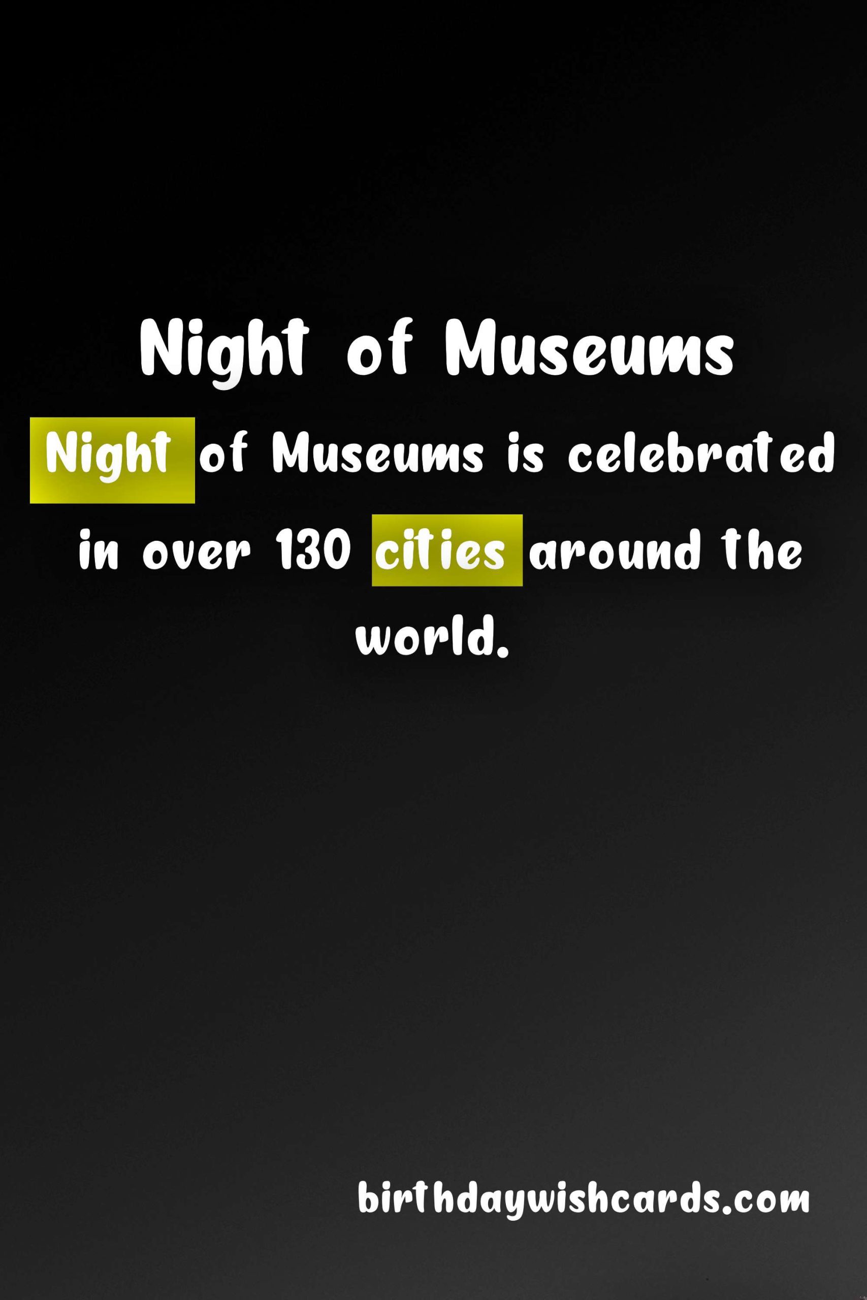 Celebrate the Night of Museums on May 18