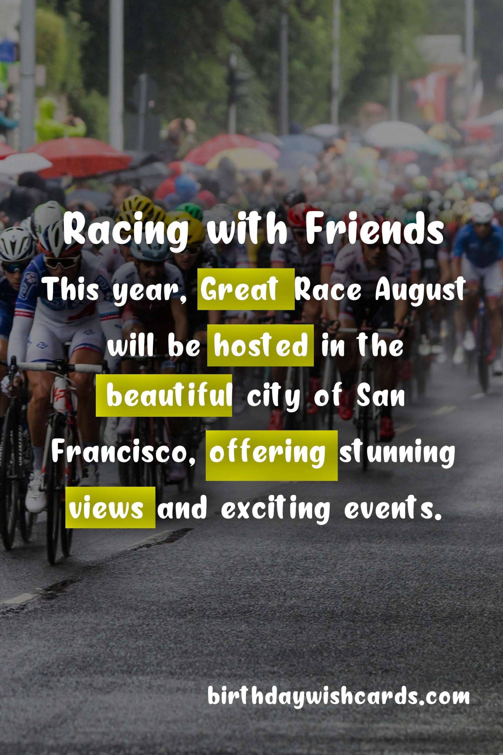 Celebrate a Month of Racing and Fun with Great Race August!