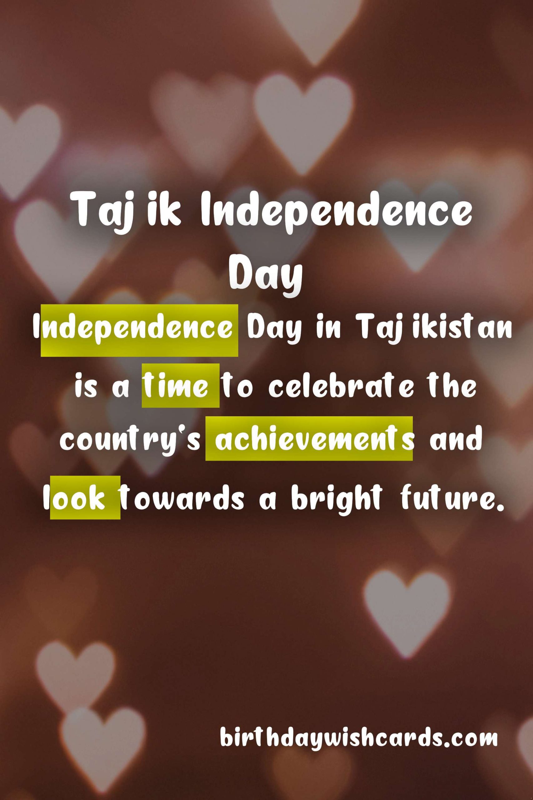 Tajikistan Celebrates Independence Day on September 9