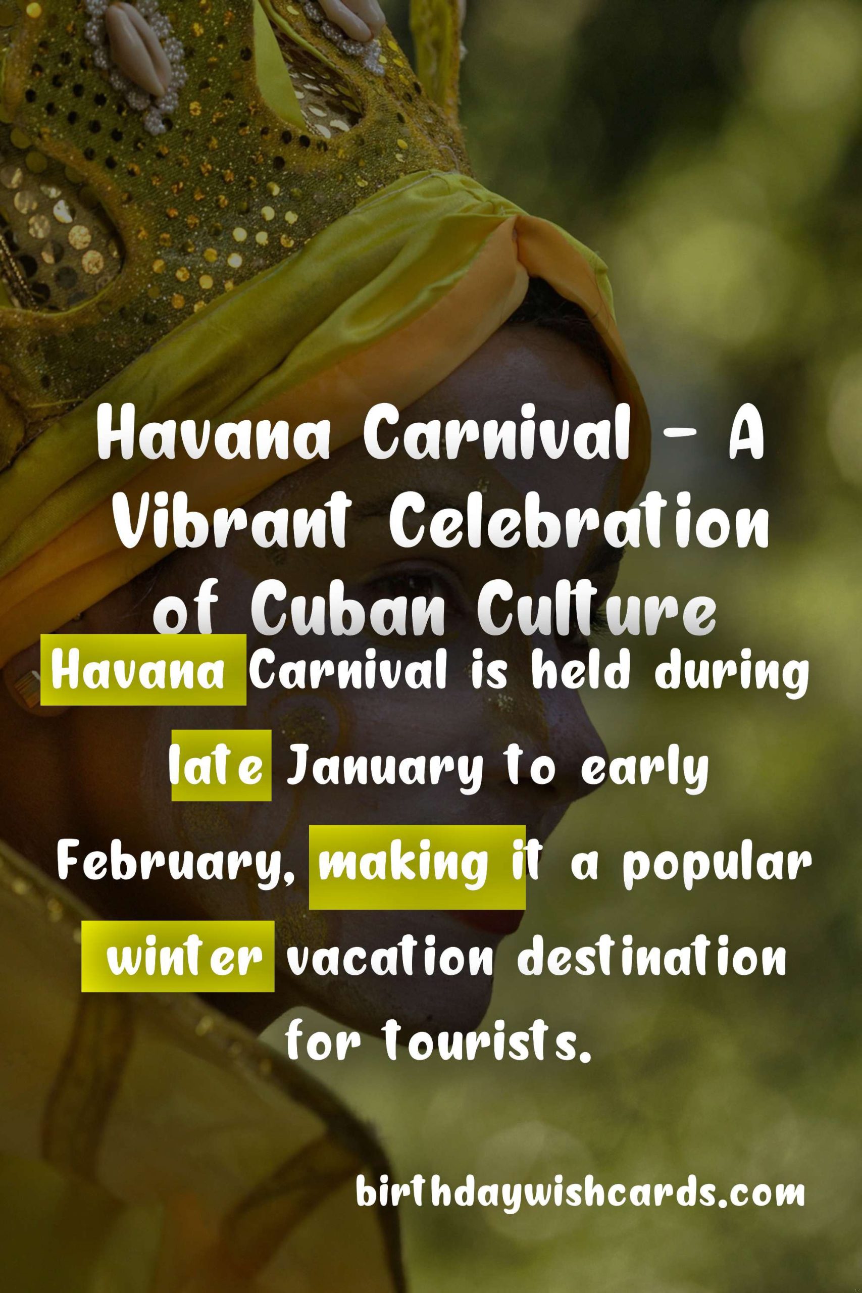 Havana Carnival - A Vibrant Celebration of Cuban Culture