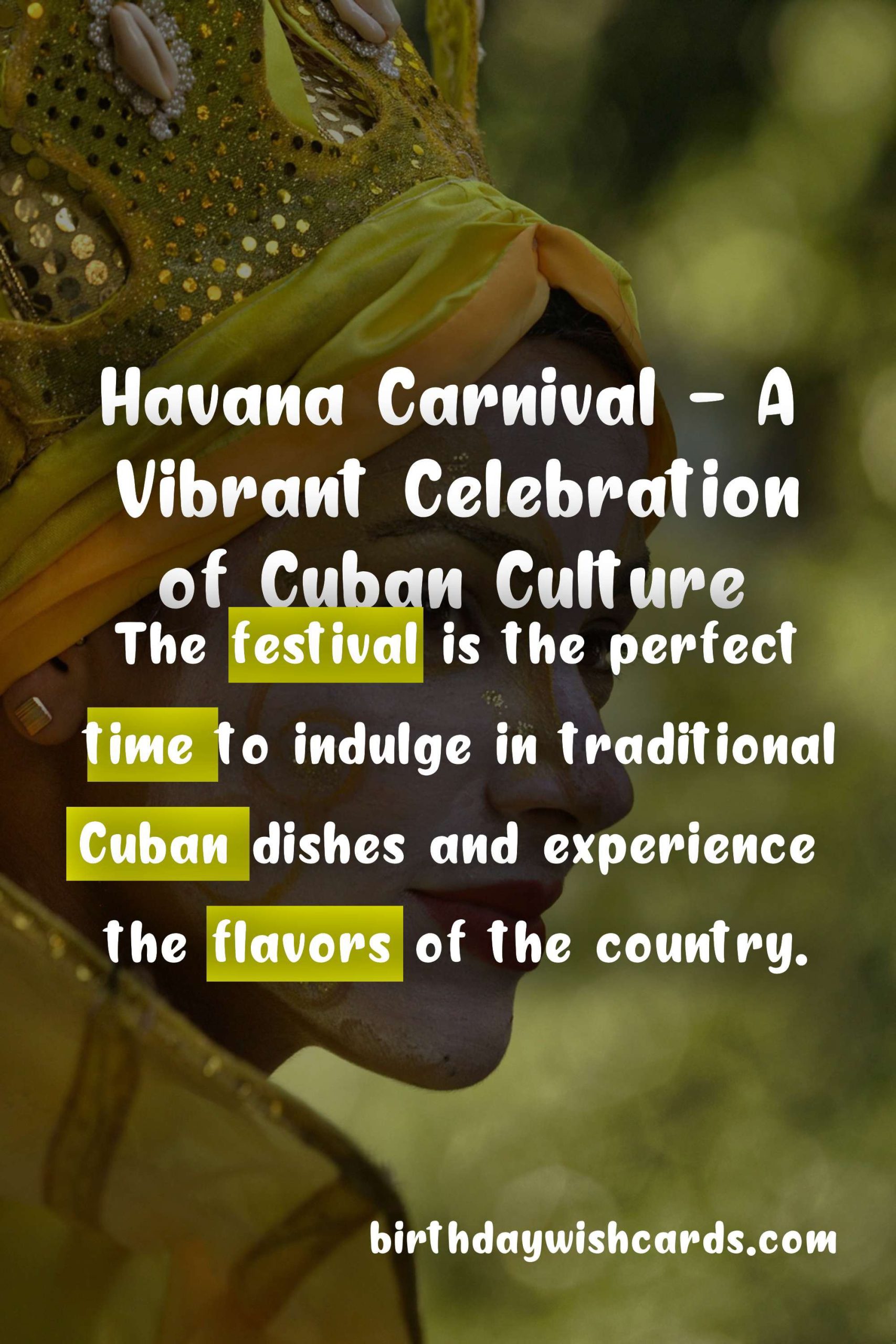 Havana Carnival - A Vibrant Celebration of Cuban Culture