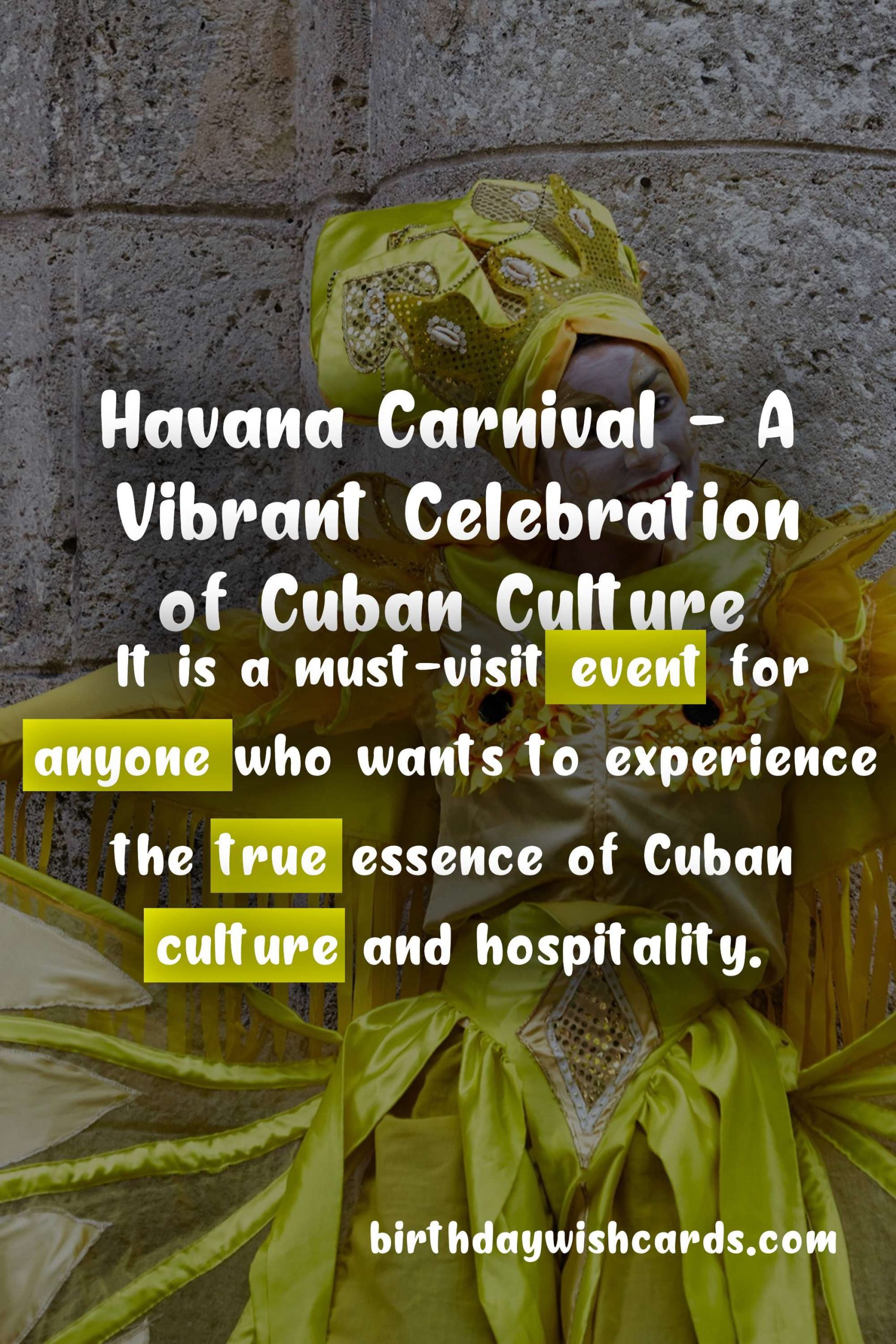 Havana Carnival - A Vibrant Celebration of Cuban Culture