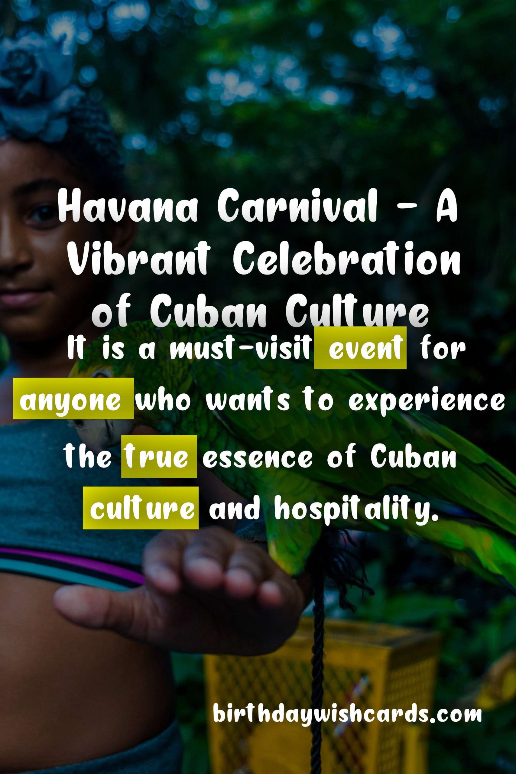 Havana Carnival - A Vibrant Celebration of Cuban Culture