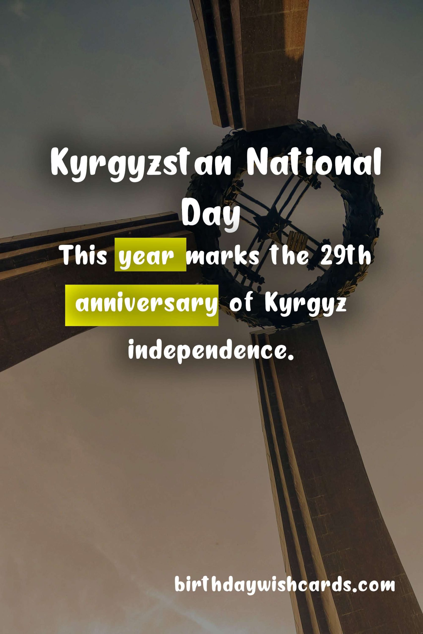 Celebrate Kyrgyzstan National Day - August 31