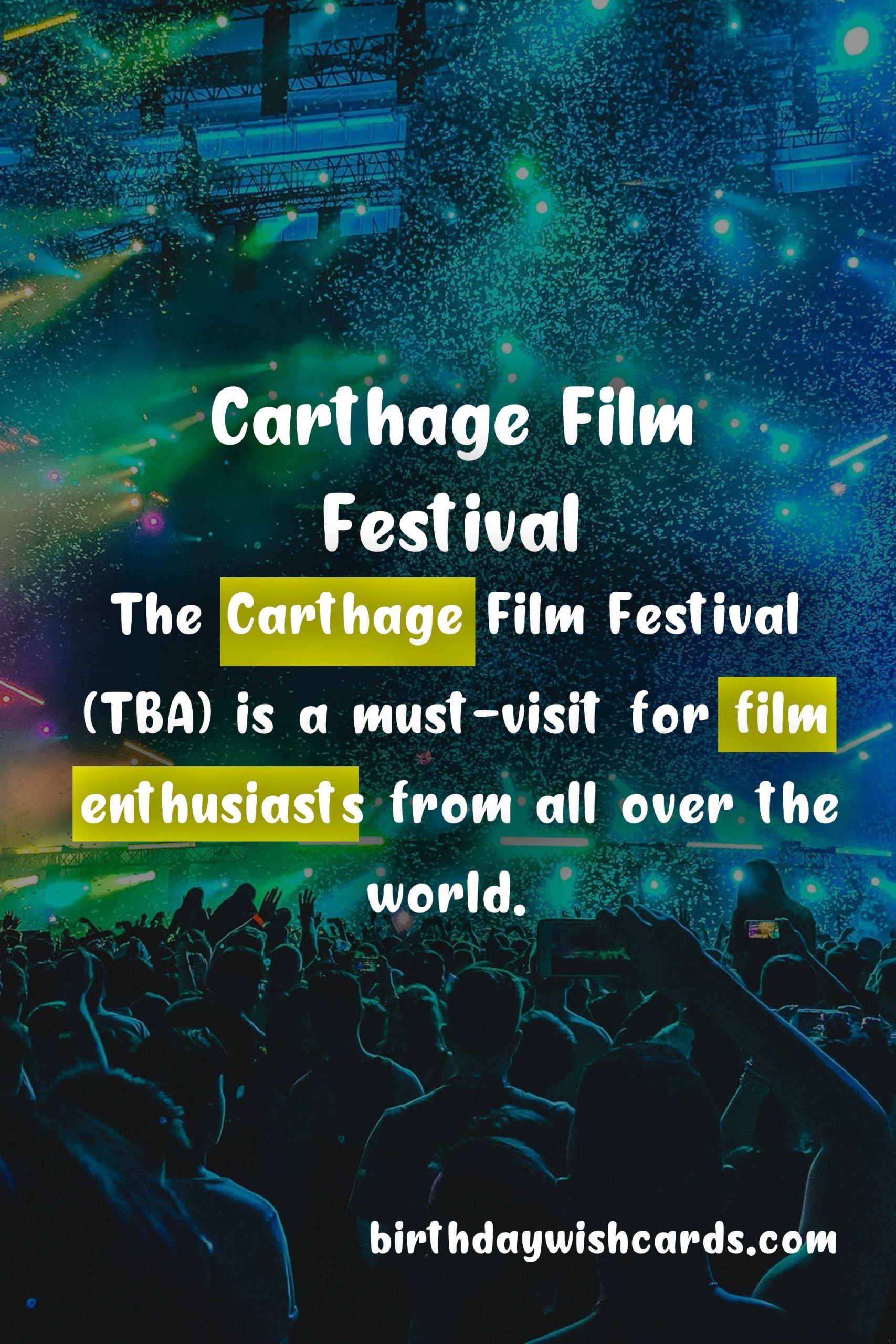 Everything You Need to Know About the Carthage Film Festival (TBA)