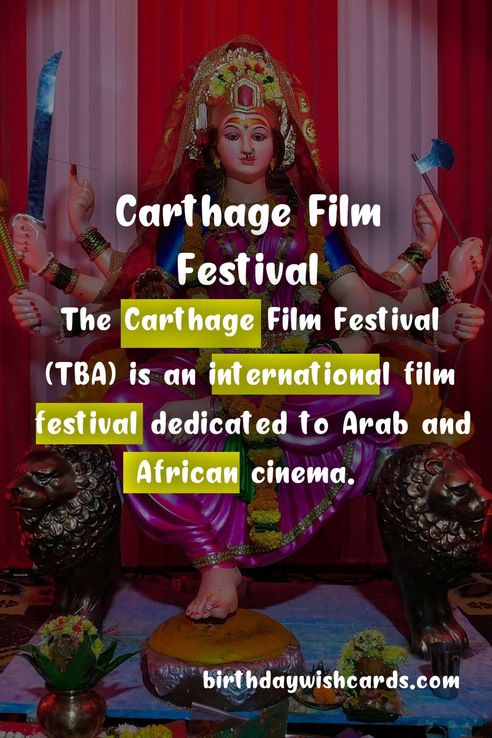 Everything You Need to Know About the Carthage Film Festival (TBA)