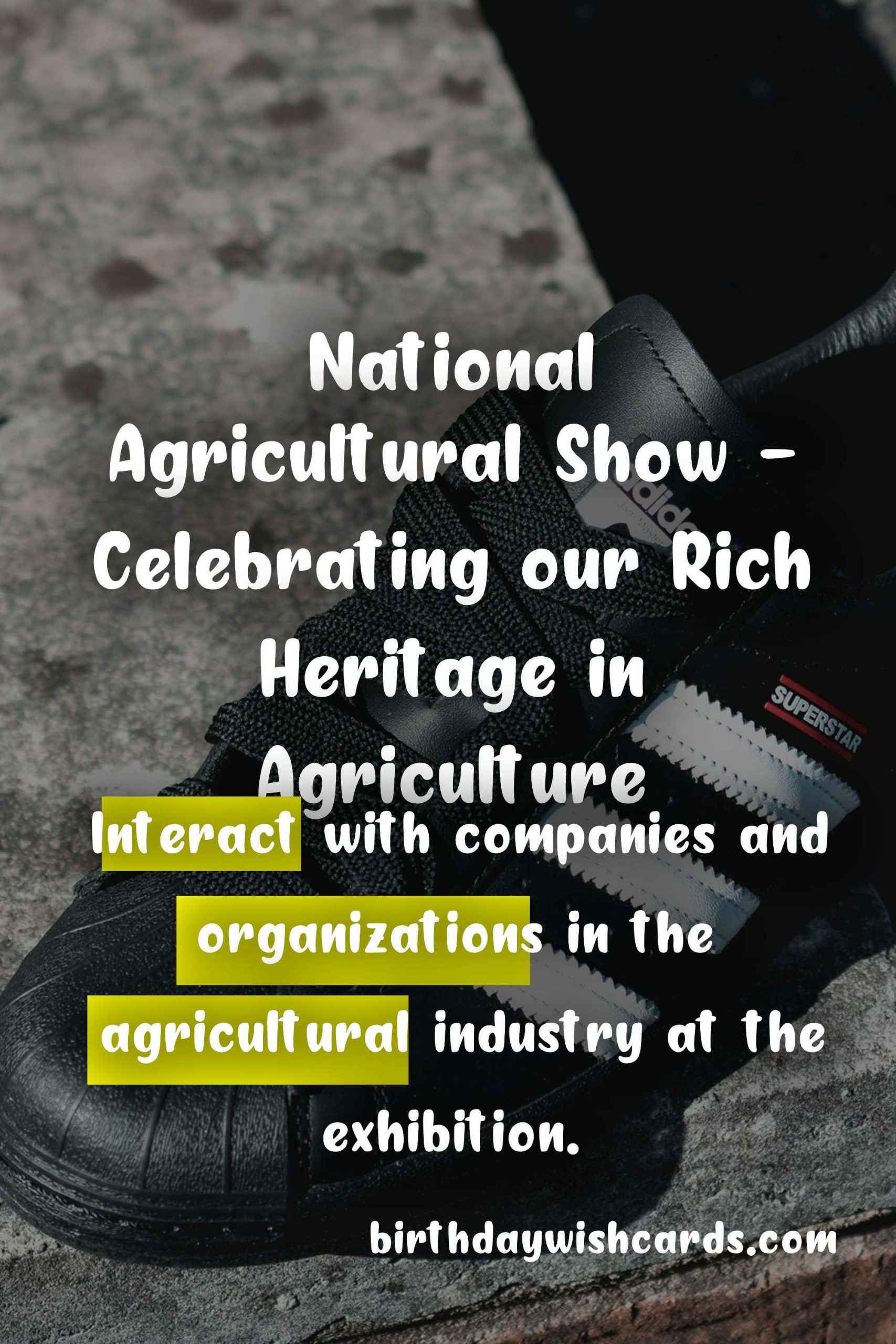Experience the Richness of Agriculture at National Agricultural Show (August 12-14)