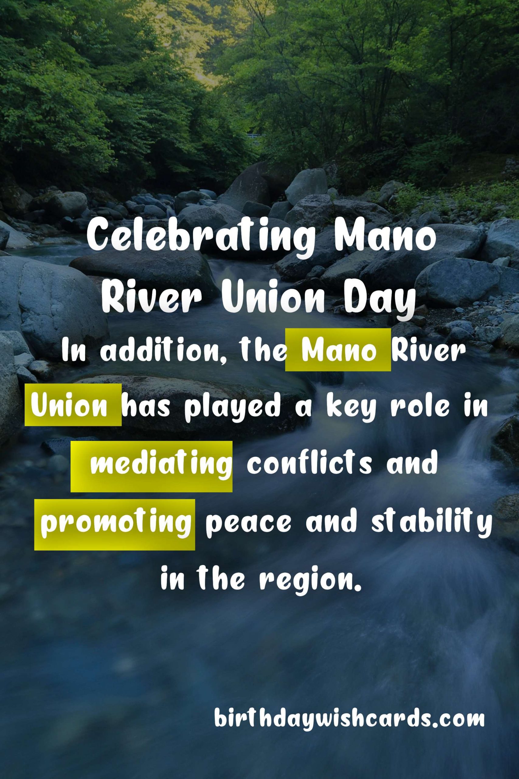 Discovering the Importance of Mano River Union Day