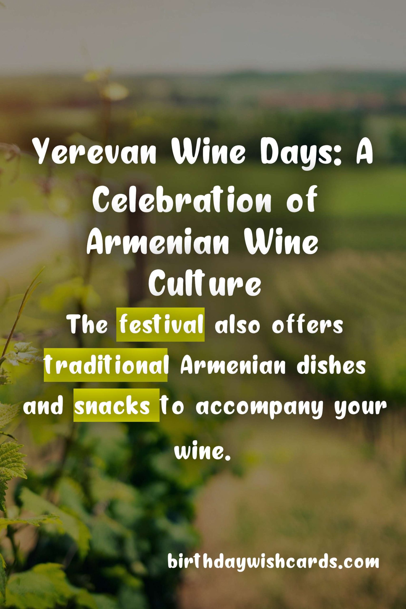 Experience the best of Armenian wine at Yerevan Wine Days (May 3-5)