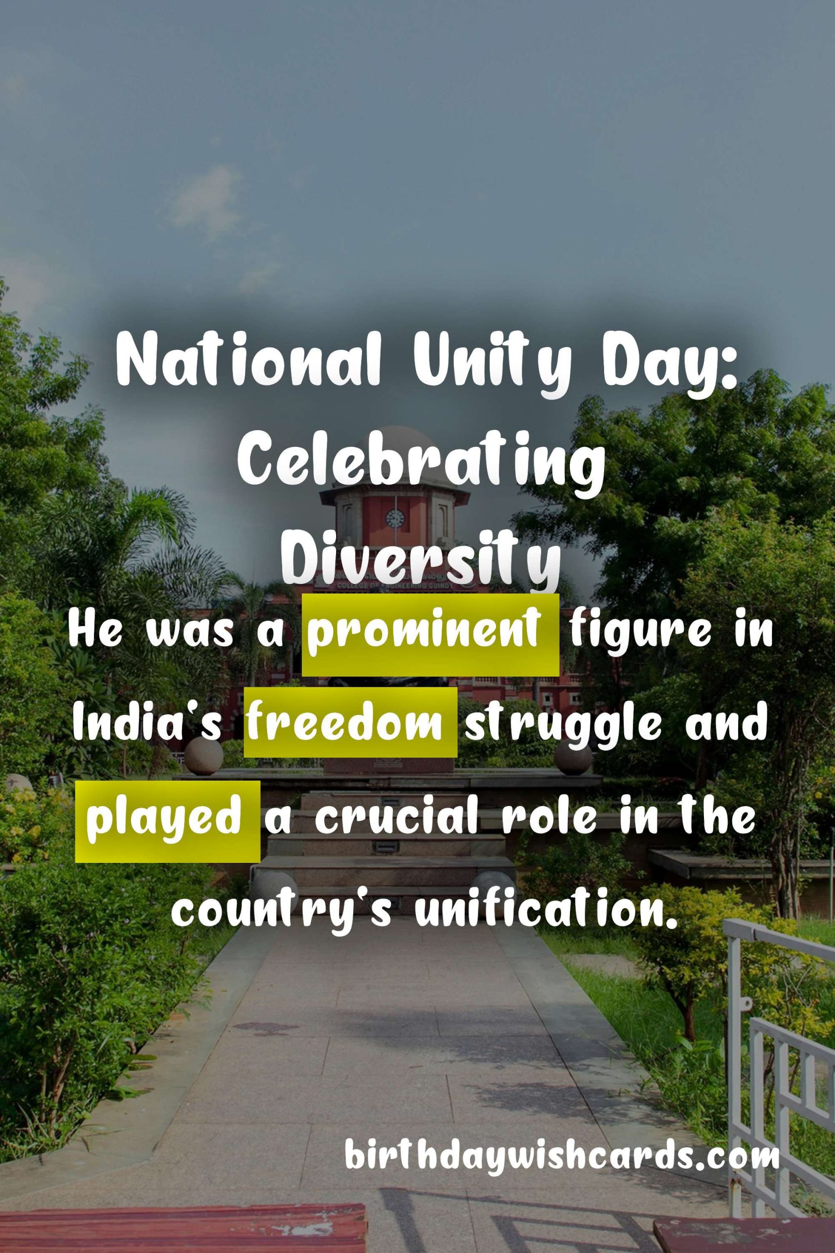 National Unity Day - November 28: Uniting a Diverse Nation