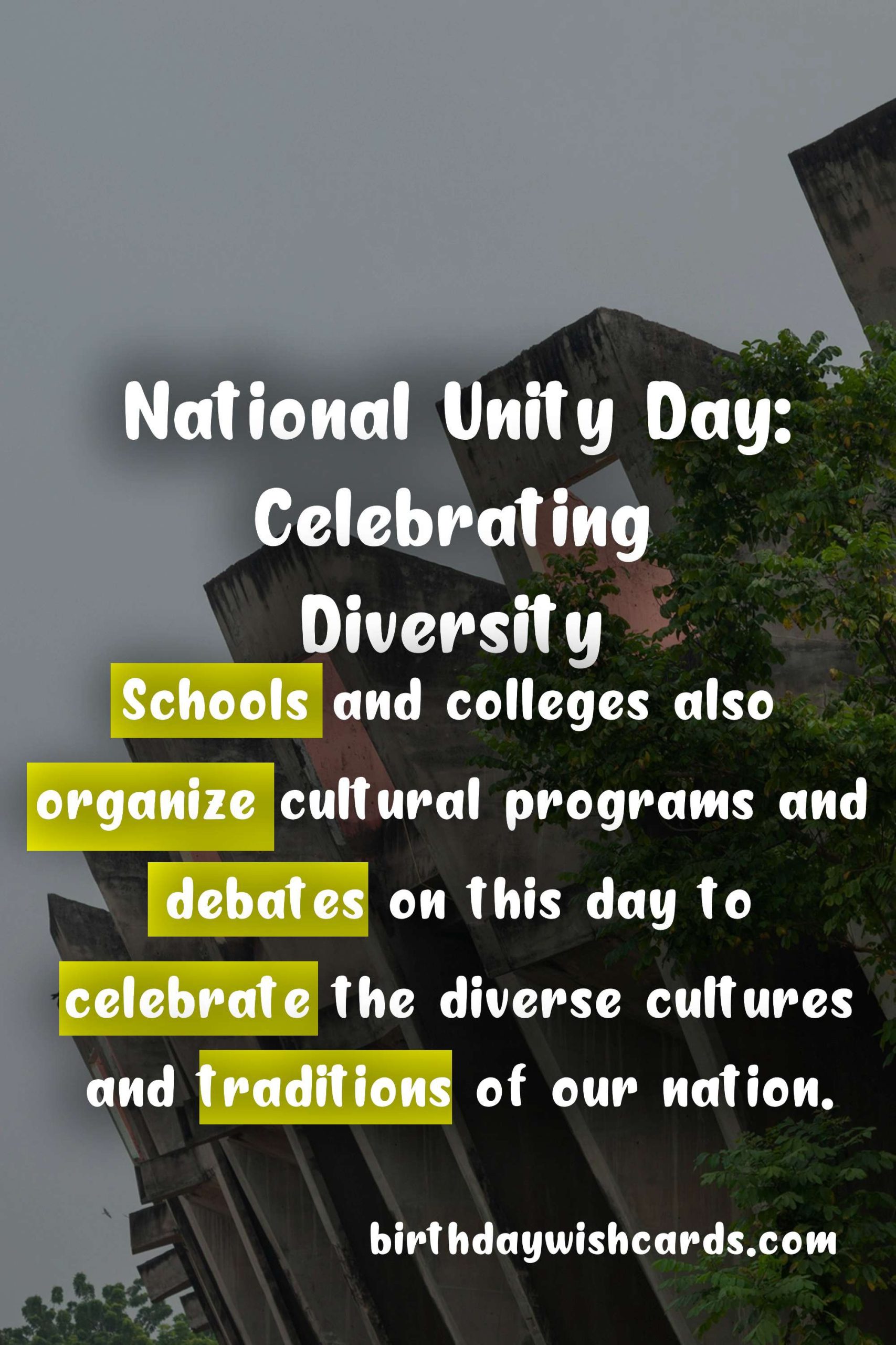 National Unity Day - November 28: Uniting a Diverse Nation