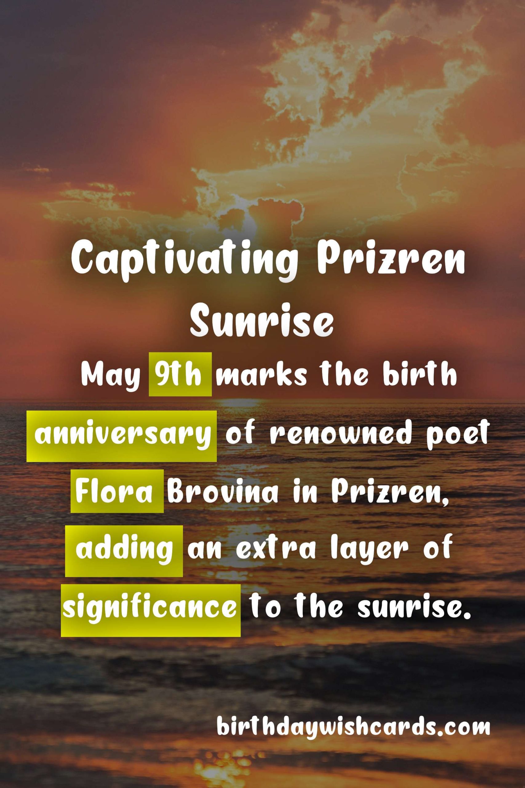 Captivating Prizren Sunrise - May 9