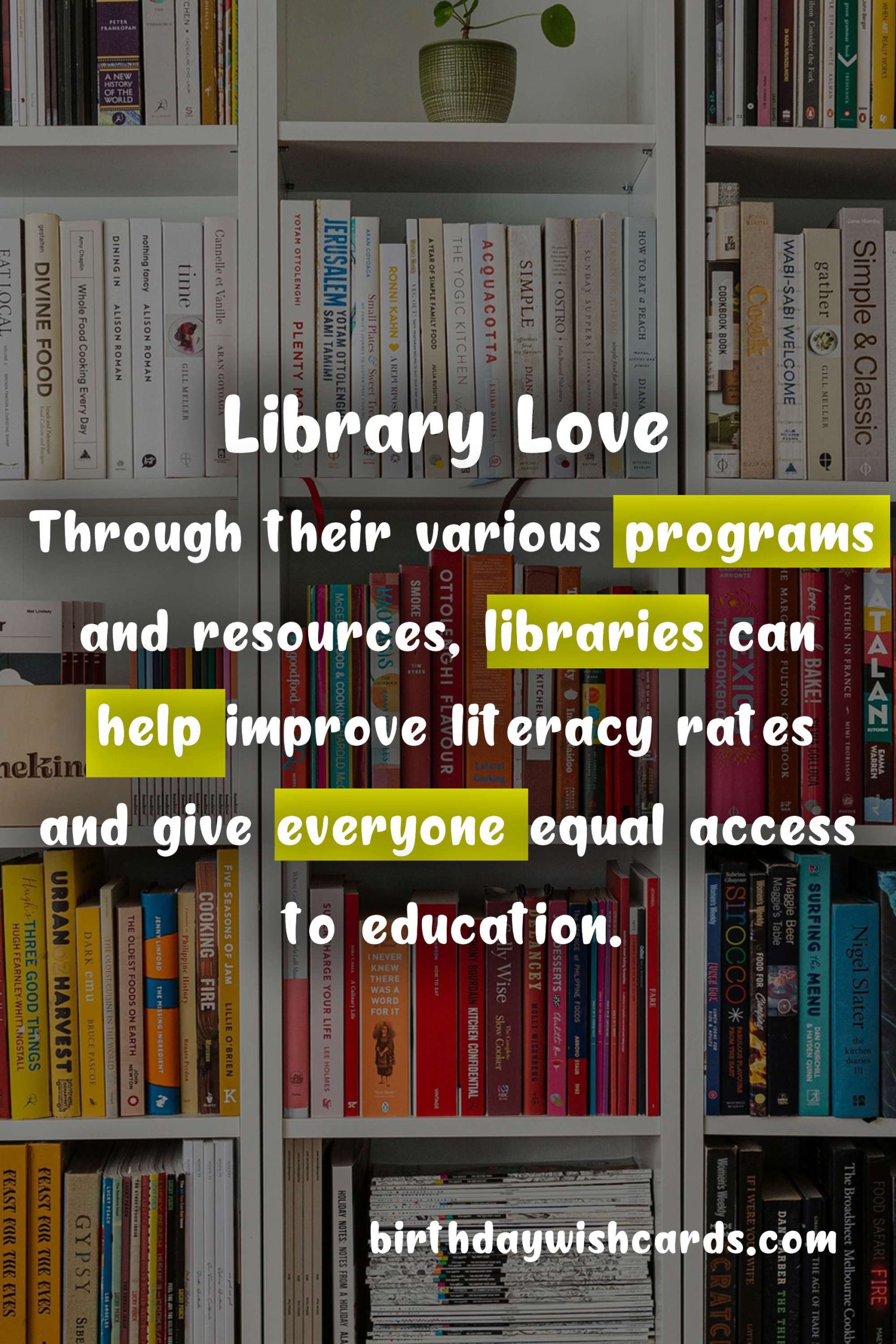 Celebrating National Library Day - November 28