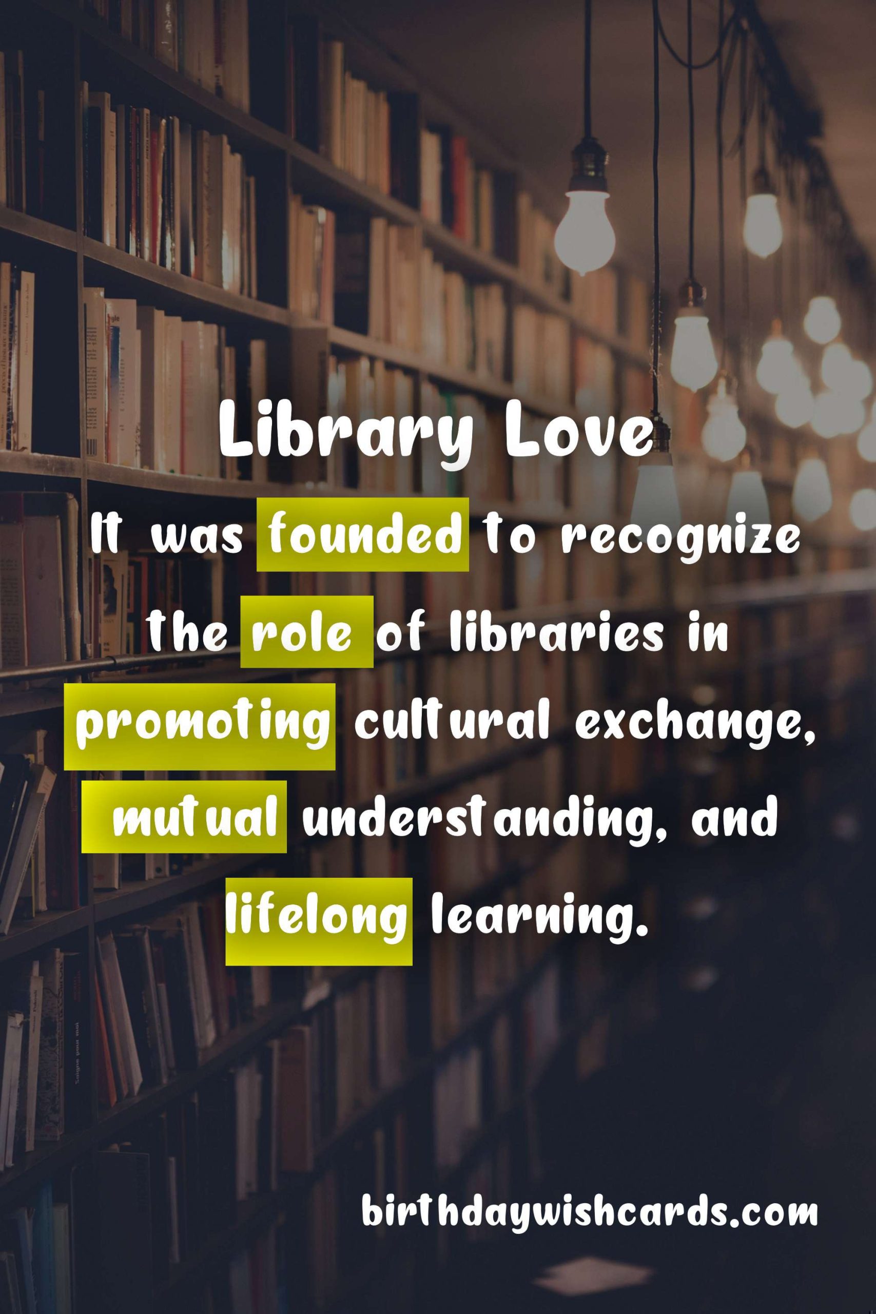 Celebrating National Library Day - November 28