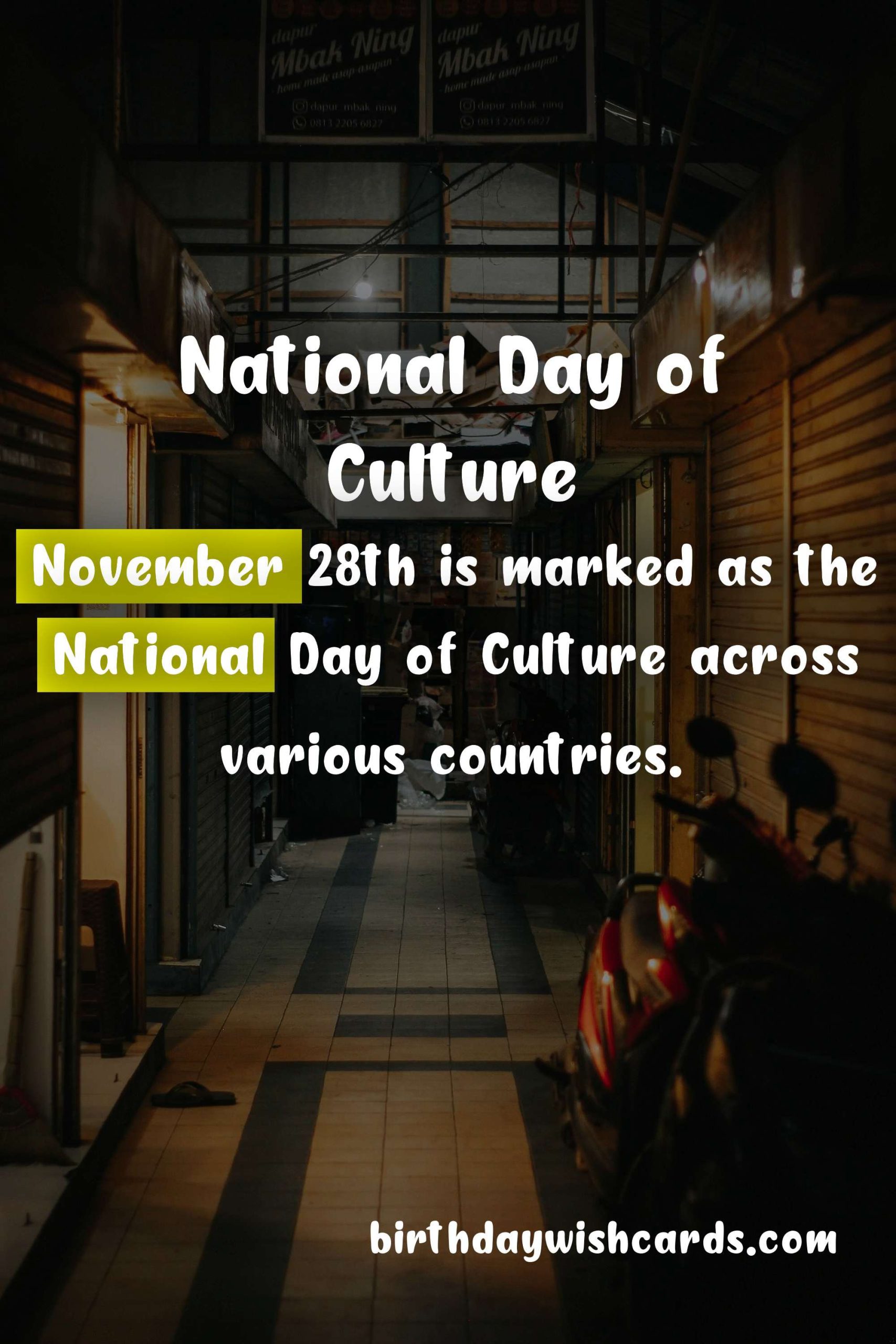 Celebrate National Day of Culture on November 28 with these engaging activities
