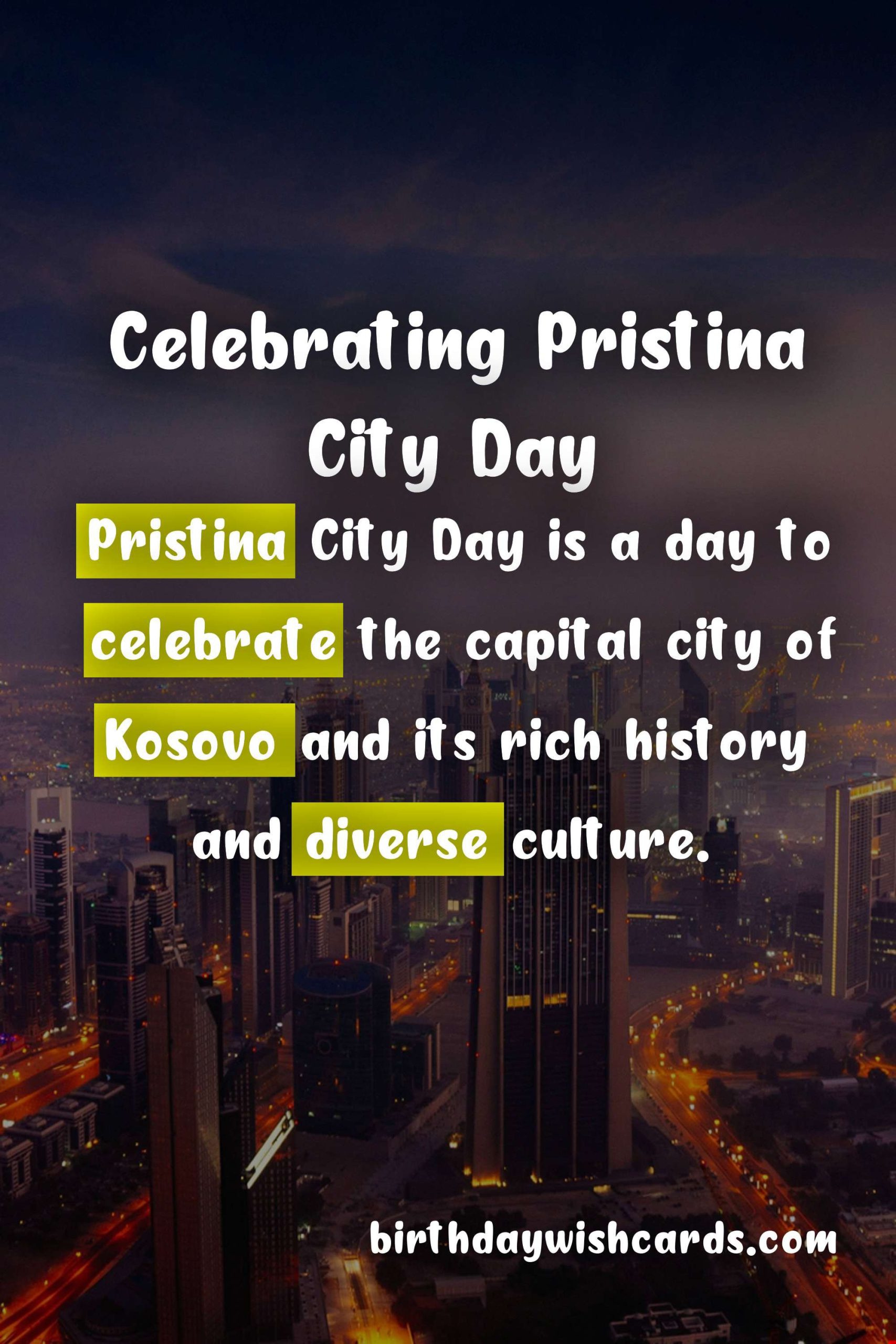 Celebrating Pristina City Day and Armed Forces Day