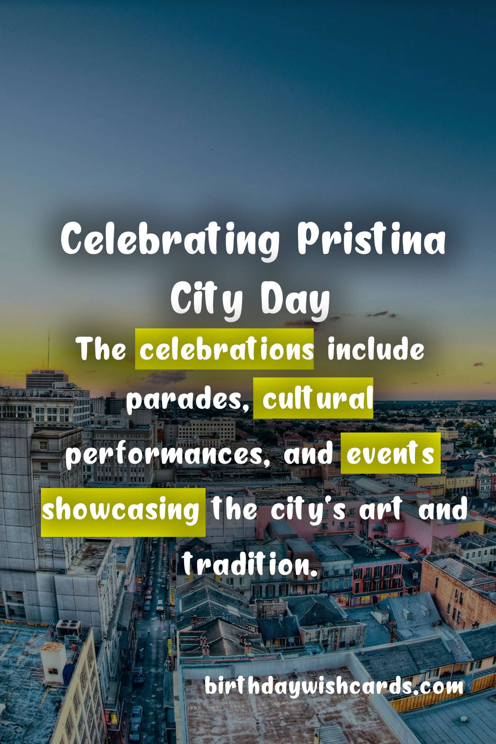 Celebrating Pristina City Day and Armed Forces Day