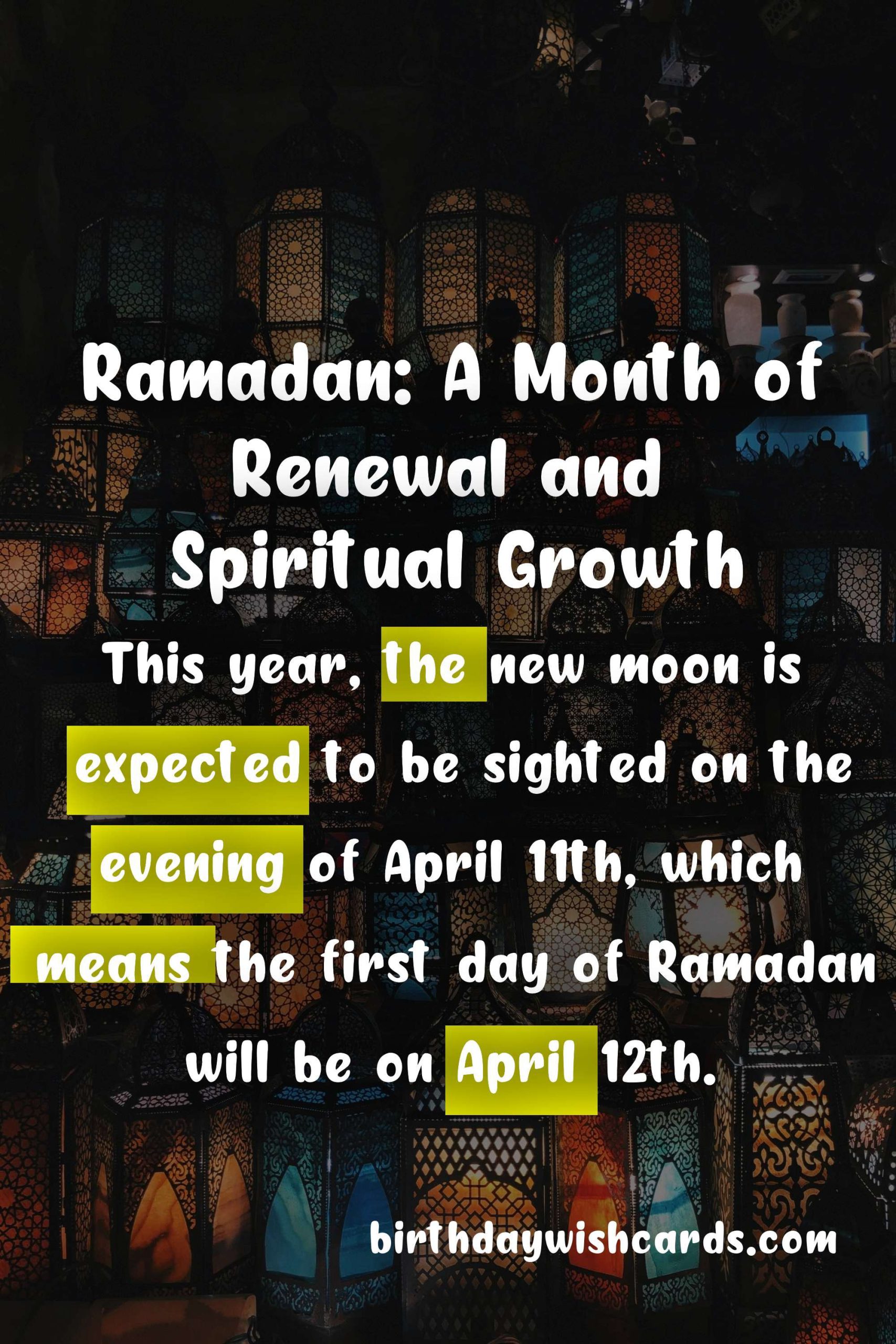 Various Dates in April - Ramadan: A Guide to Important Dates in Ramadan and Their Significance