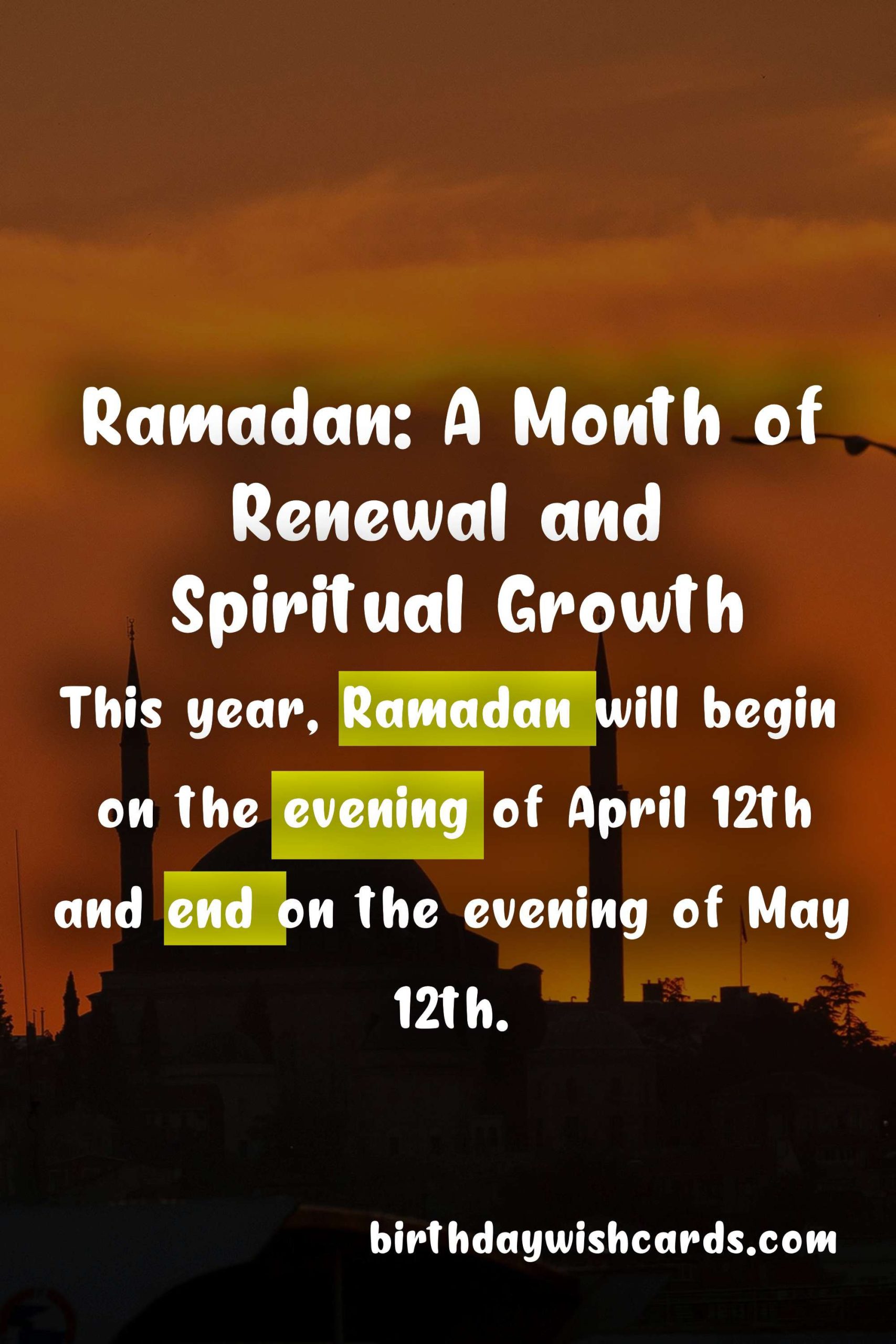 Various Dates in April - Ramadan: A Guide to Important Dates in Ramadan and Their Significance