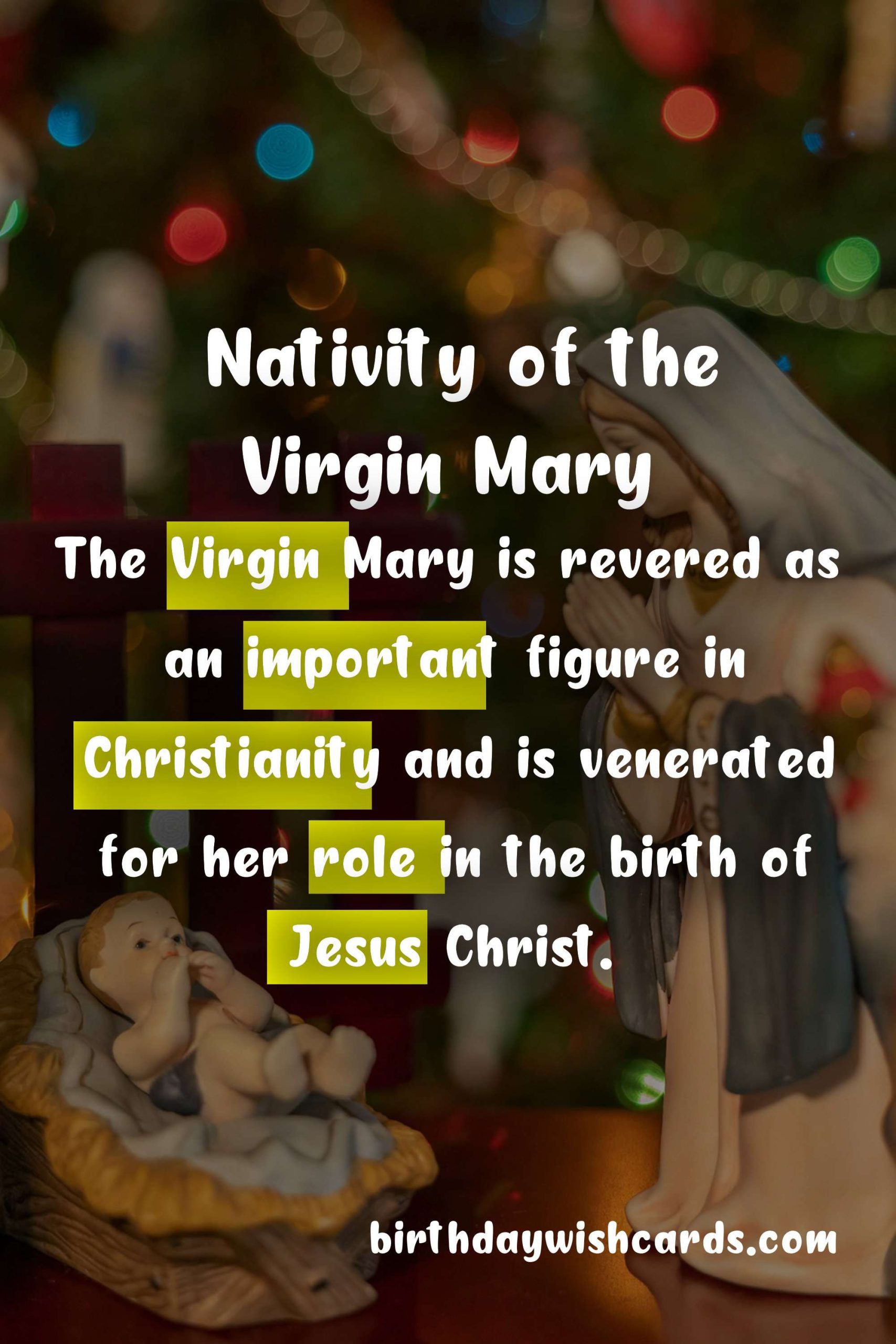 Nativity of the Virgin Mary - September 8