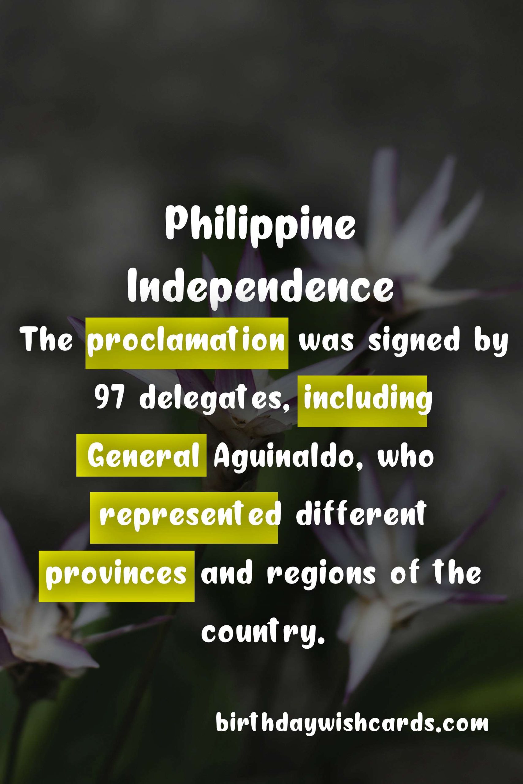 Celebrating 2018-11-28 Proclamation of Independence Day: A Day of Remembrance and Rejoice