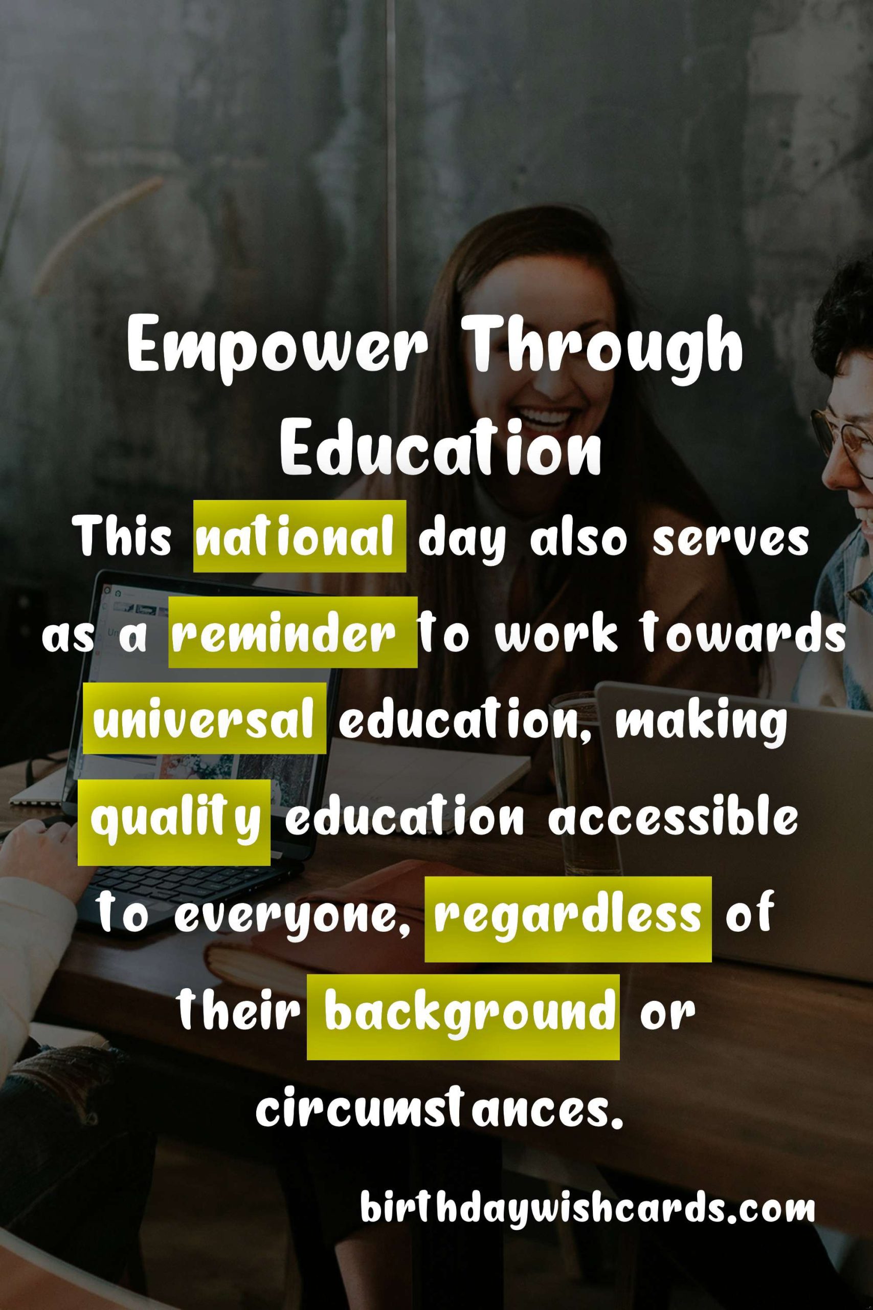 September 1 - National Education Day