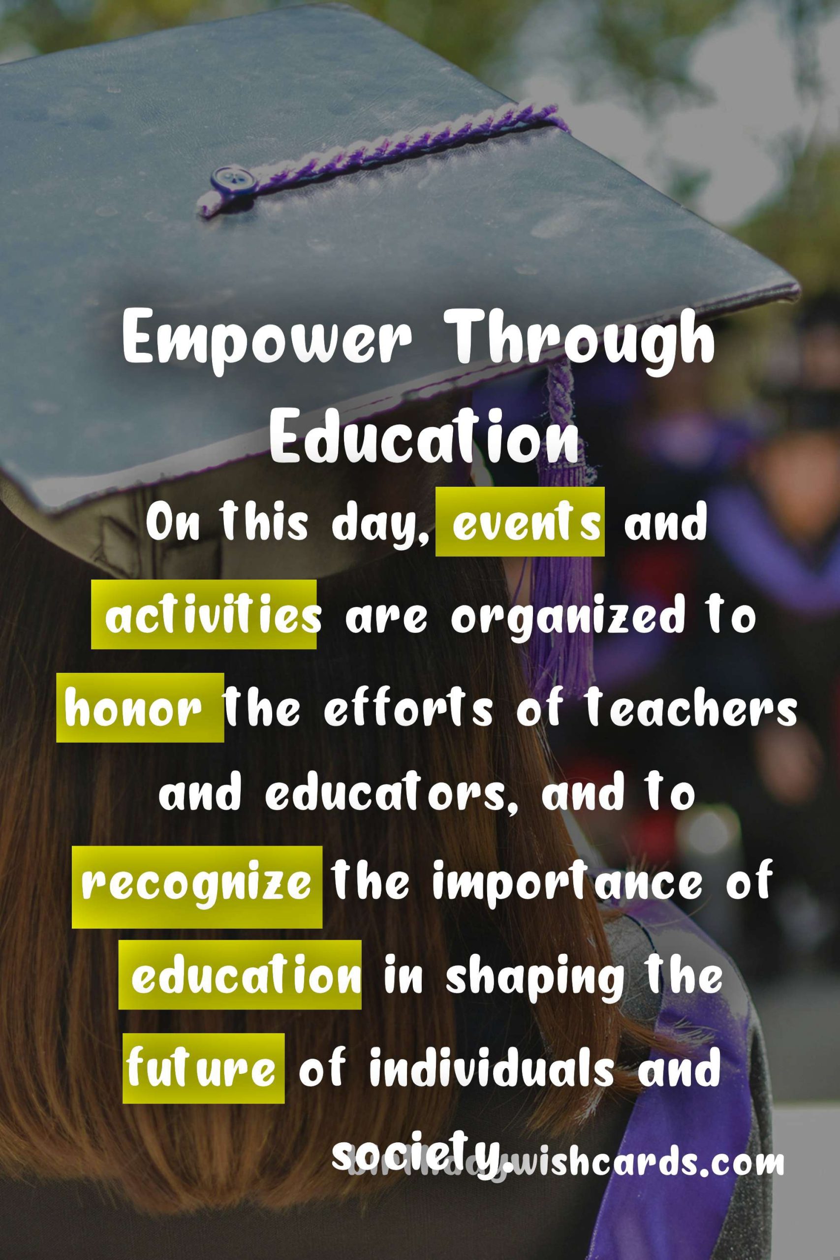 September 1 - National Education Day