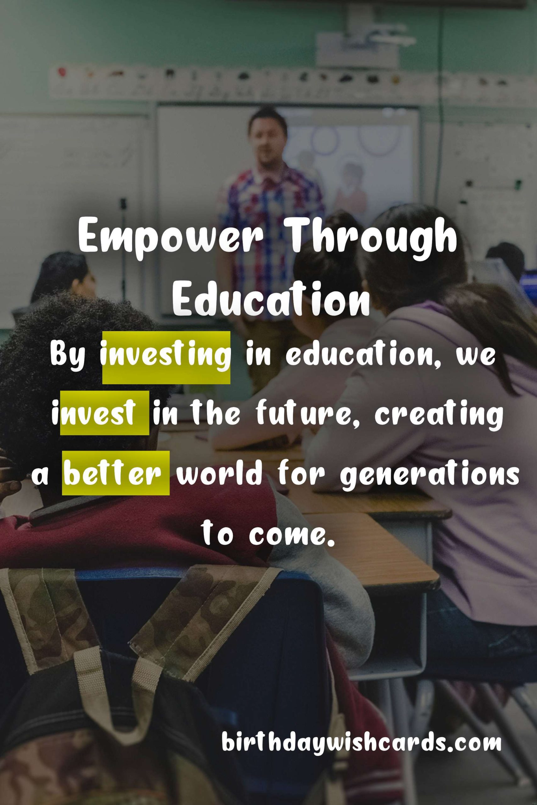 September 1 - National Education Day