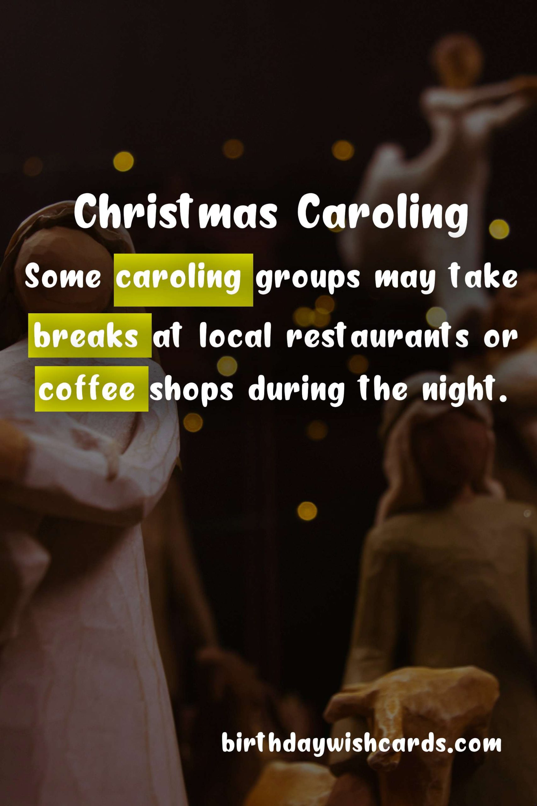 Christmas Caroling Night - December 23