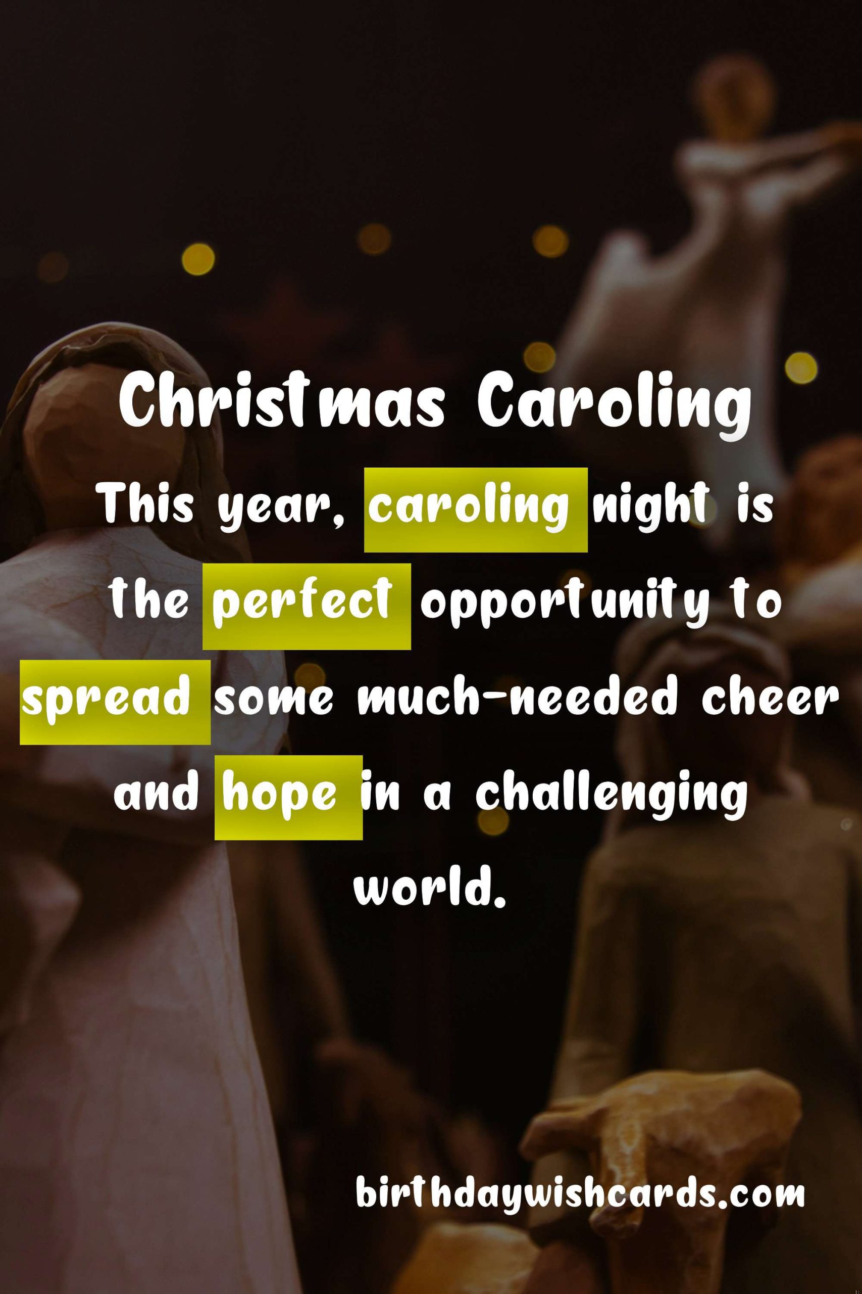 Christmas Caroling Night - December 23