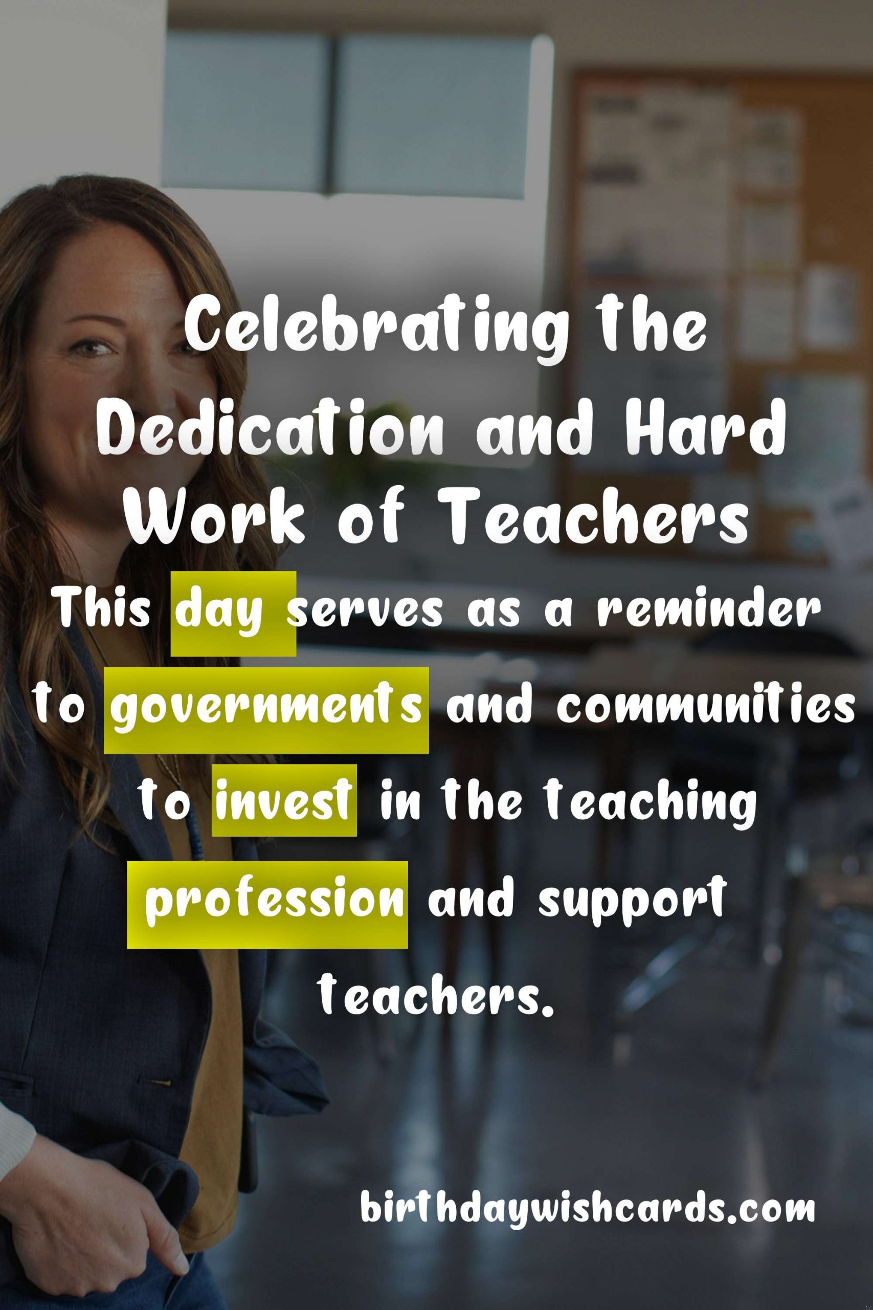 World Teachers' Day - Celebrating the Valuable Contribution of Educators