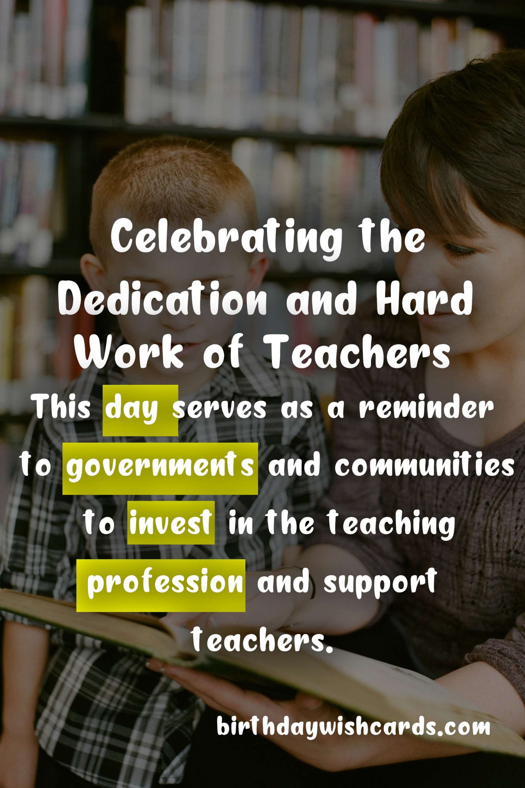 World Teachers' Day - Celebrating the Valuable Contribution of Educators