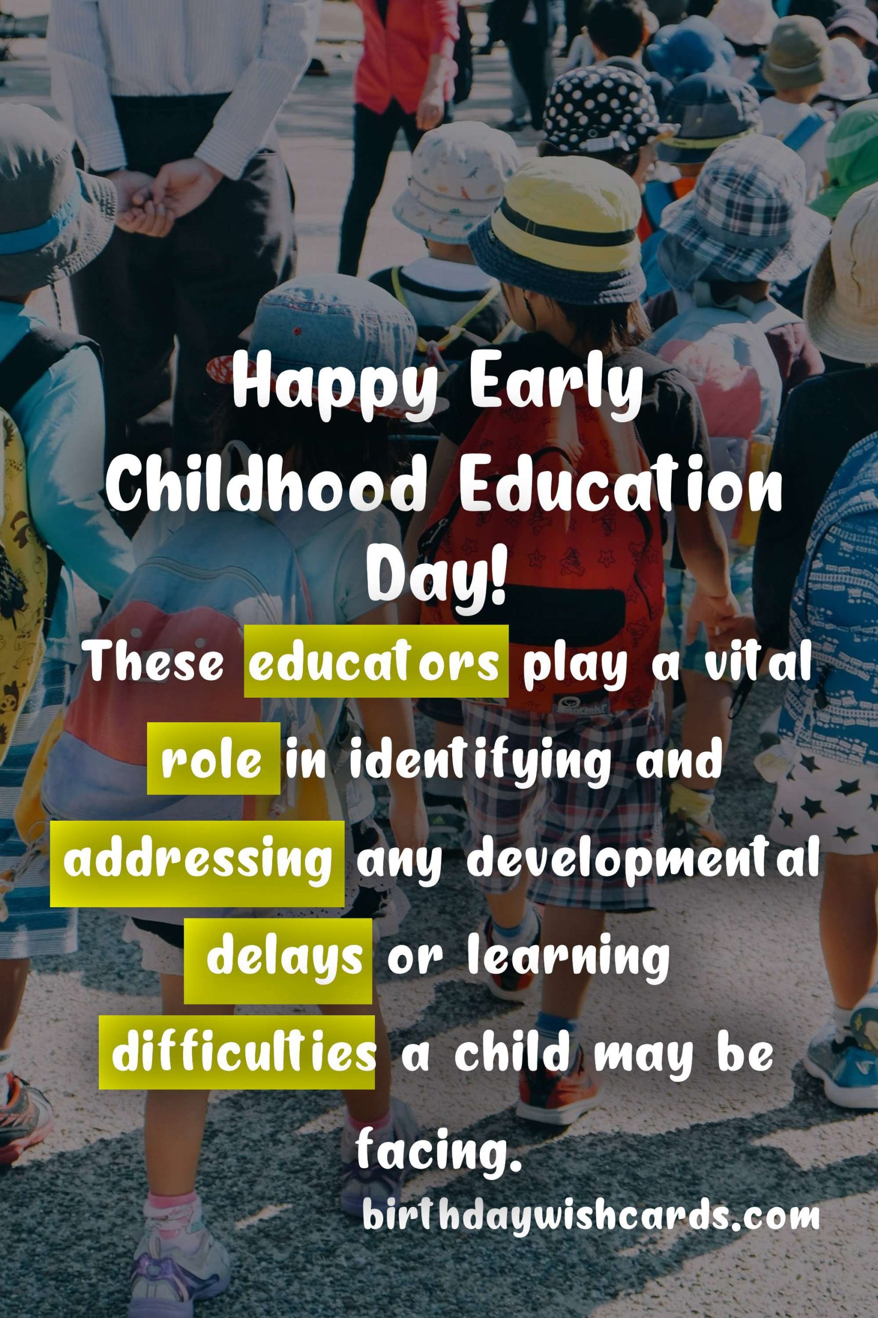 Mar 31: Day of Early Childhood Education and Teachers