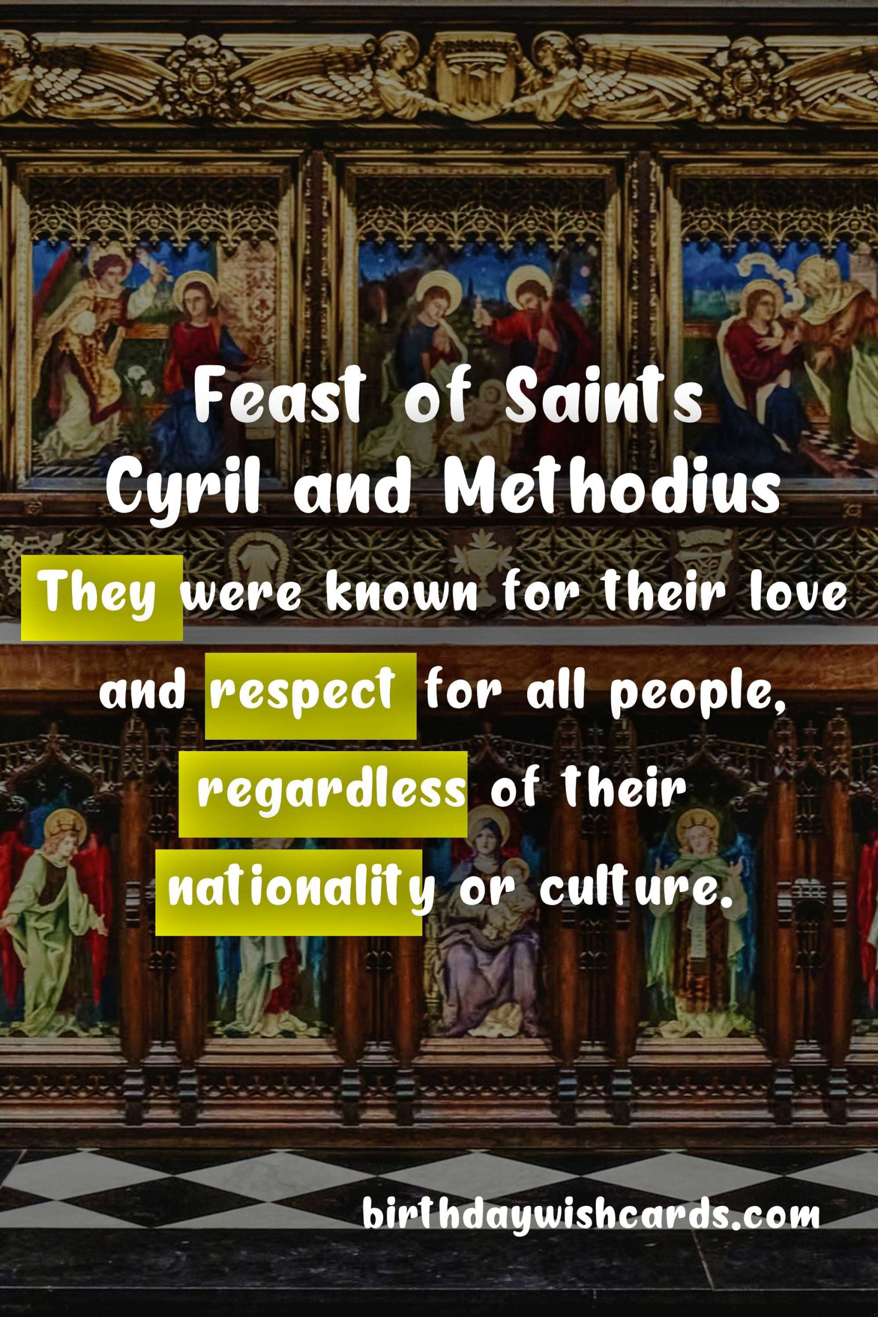 Jul 6: Baptism of the Moravian Traders, Saints Cyril and Methodius