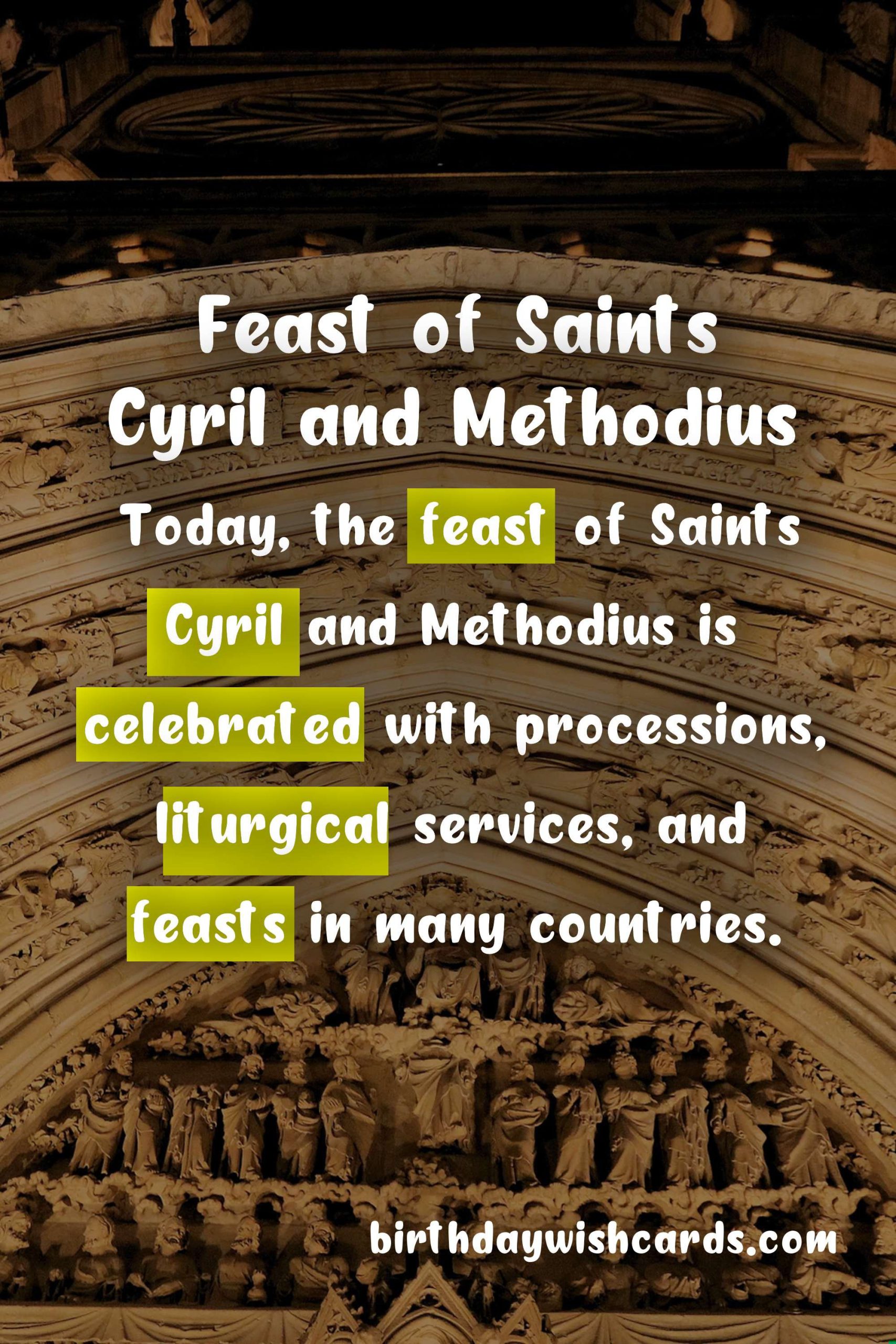 Jul 6: Baptism of the Moravian Traders, Saints Cyril and Methodius