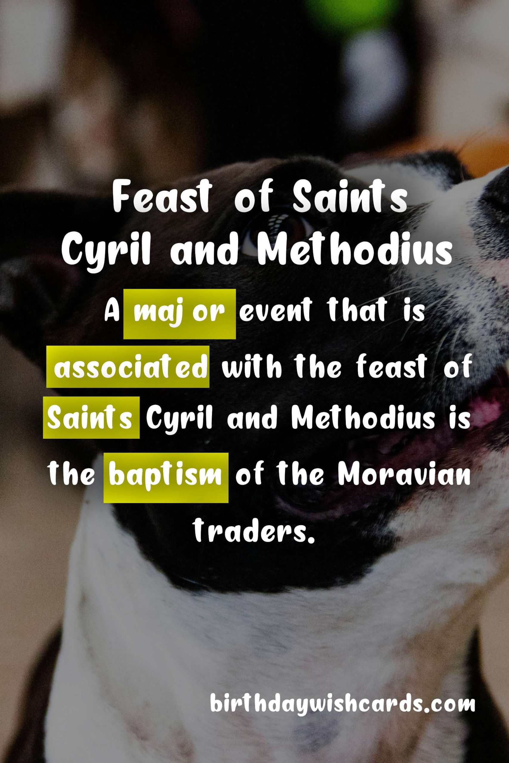 Jul 6: Baptism of the Moravian Traders, Saints Cyril and Methodius